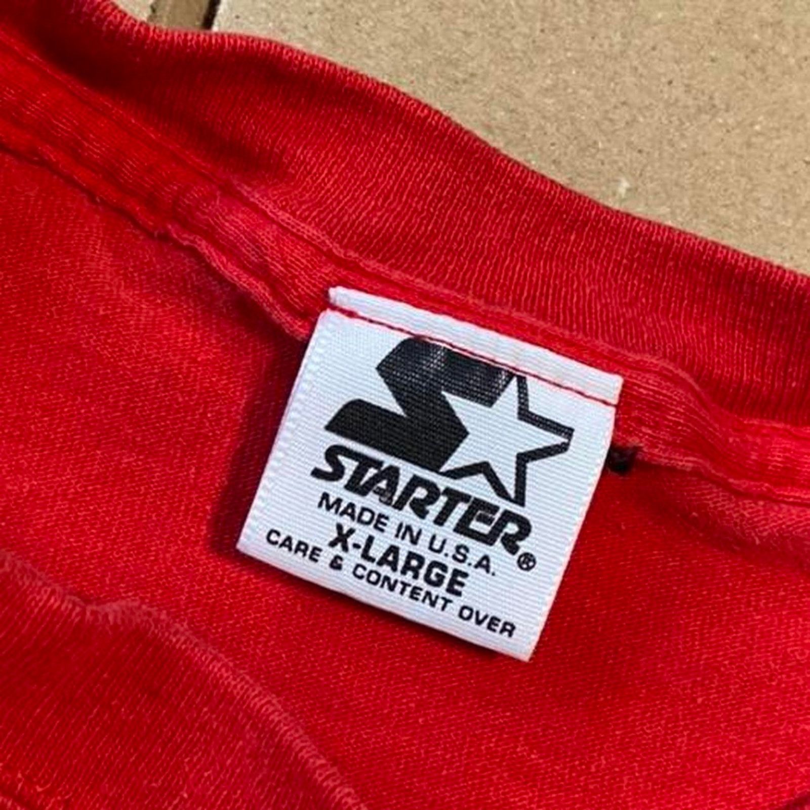Starter Y2k red cardinals baseball embroidered Size US XL / EU 56 / 4 - 3 Thumbnail