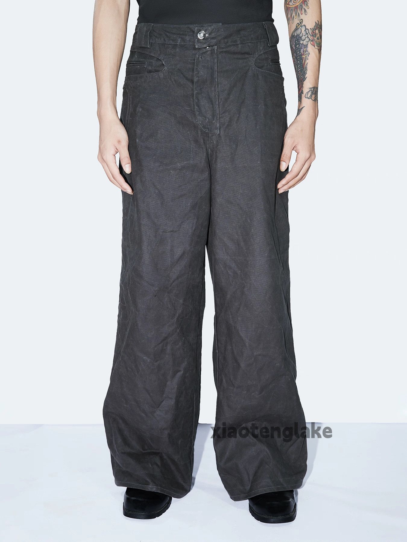Vintage xtl retro utility punk yuppie grunge faded cargo pants Size US 30 / EU 46 - 5 Thumbnail