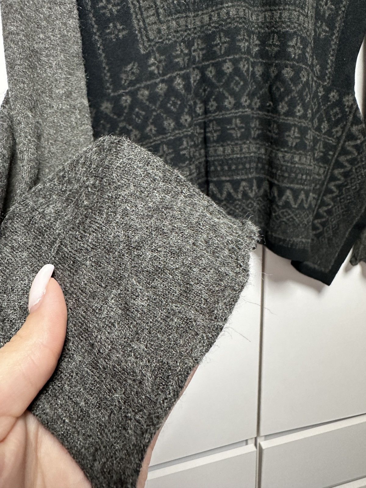 Other HIGH USE wool-laine sweater, unique, rare, Y2k Size M / US 6-8 / IT 42-44 - 6 Thumbnail