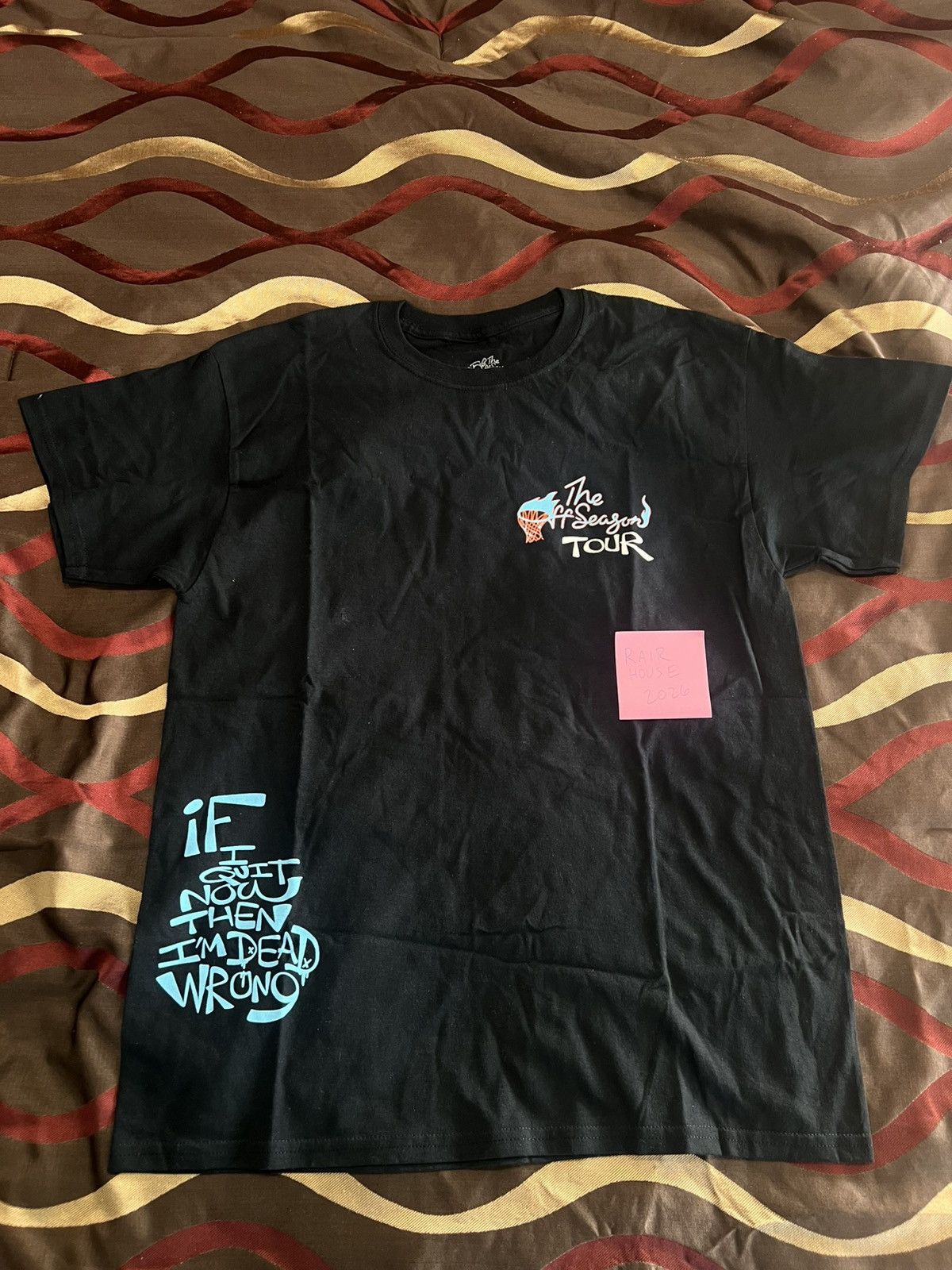J. Cole RARE! J. Cole x 21 Savage The Off-Season Tour Tee 2021 Size US L / EU 52-54 / 3 - 5 Thumbnail