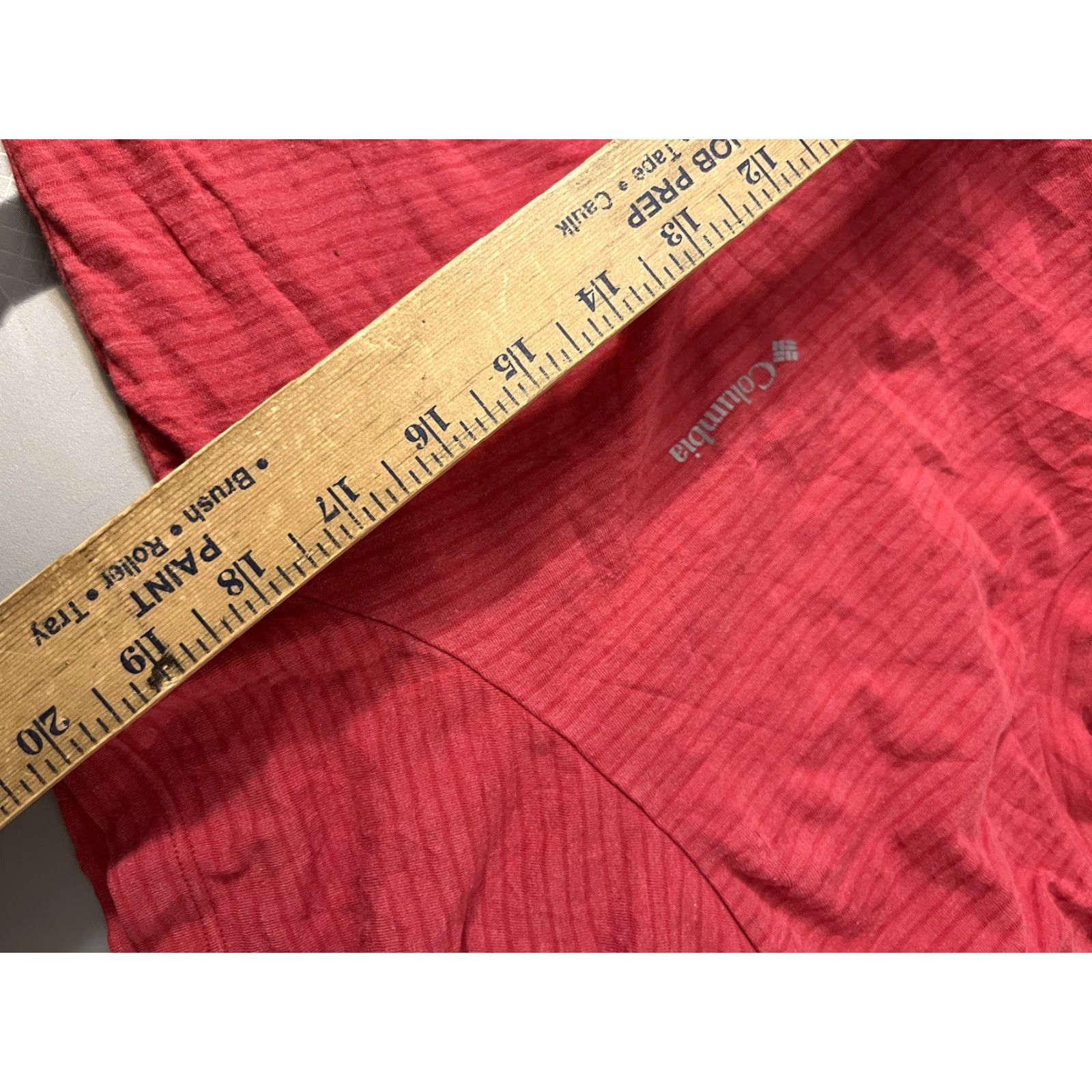 Logo 7 Columbia Logo Tee T Shirt Men Medium Red Striped Crew Neck Size US M / EU 48-50 / 2 - 5 Thumbnail