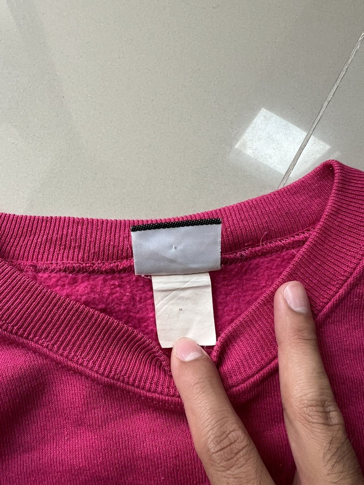 Lee Vintage Lee Pink Blank Crewneck Size US L / EU 52-54 / 3 - 4 Thumbnail