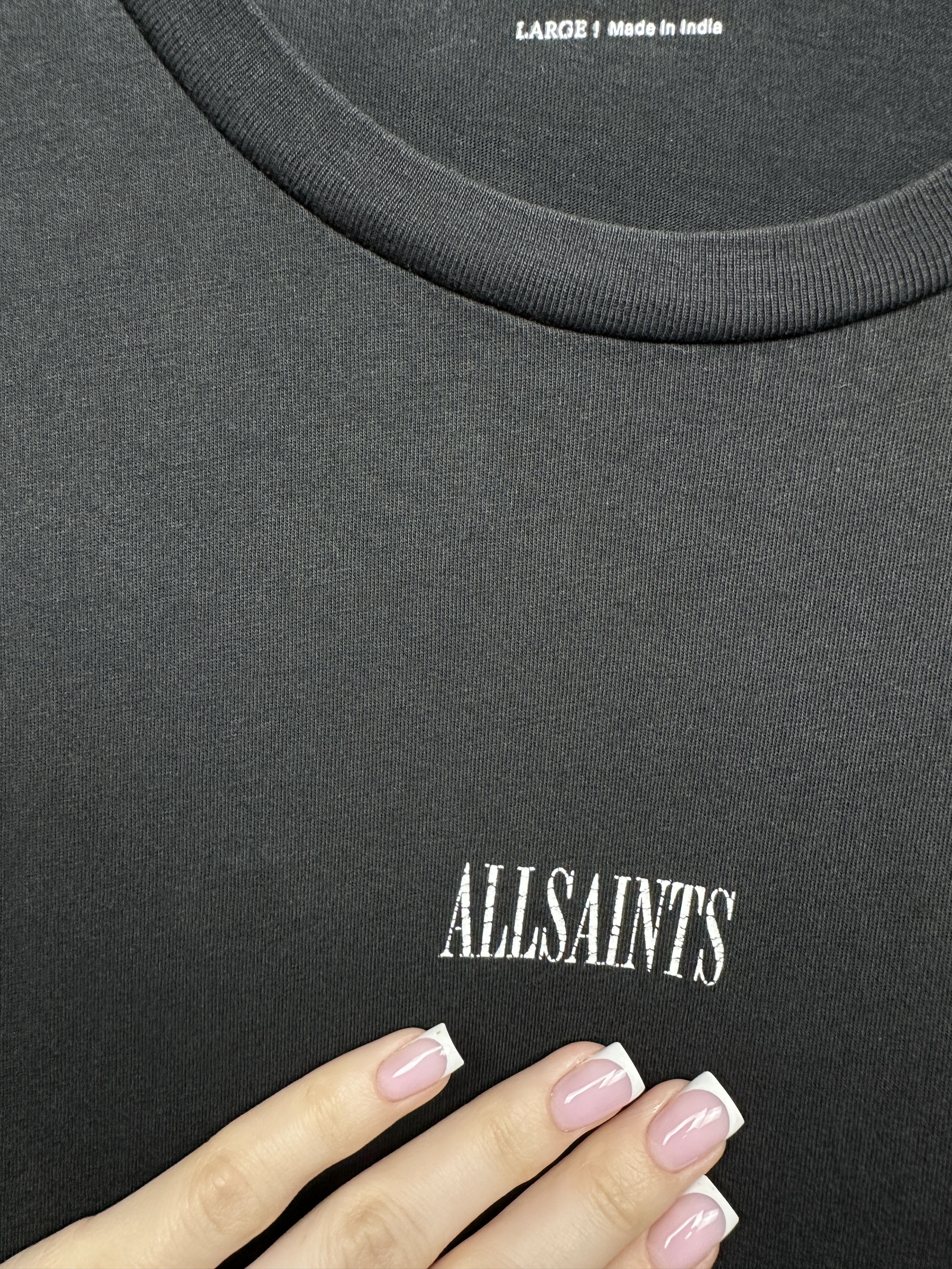 Allsaints Allsaints Mens State Center Logo SS T-Shirt Size US L / EU 52-54 / 3 - 3 Thumbnail