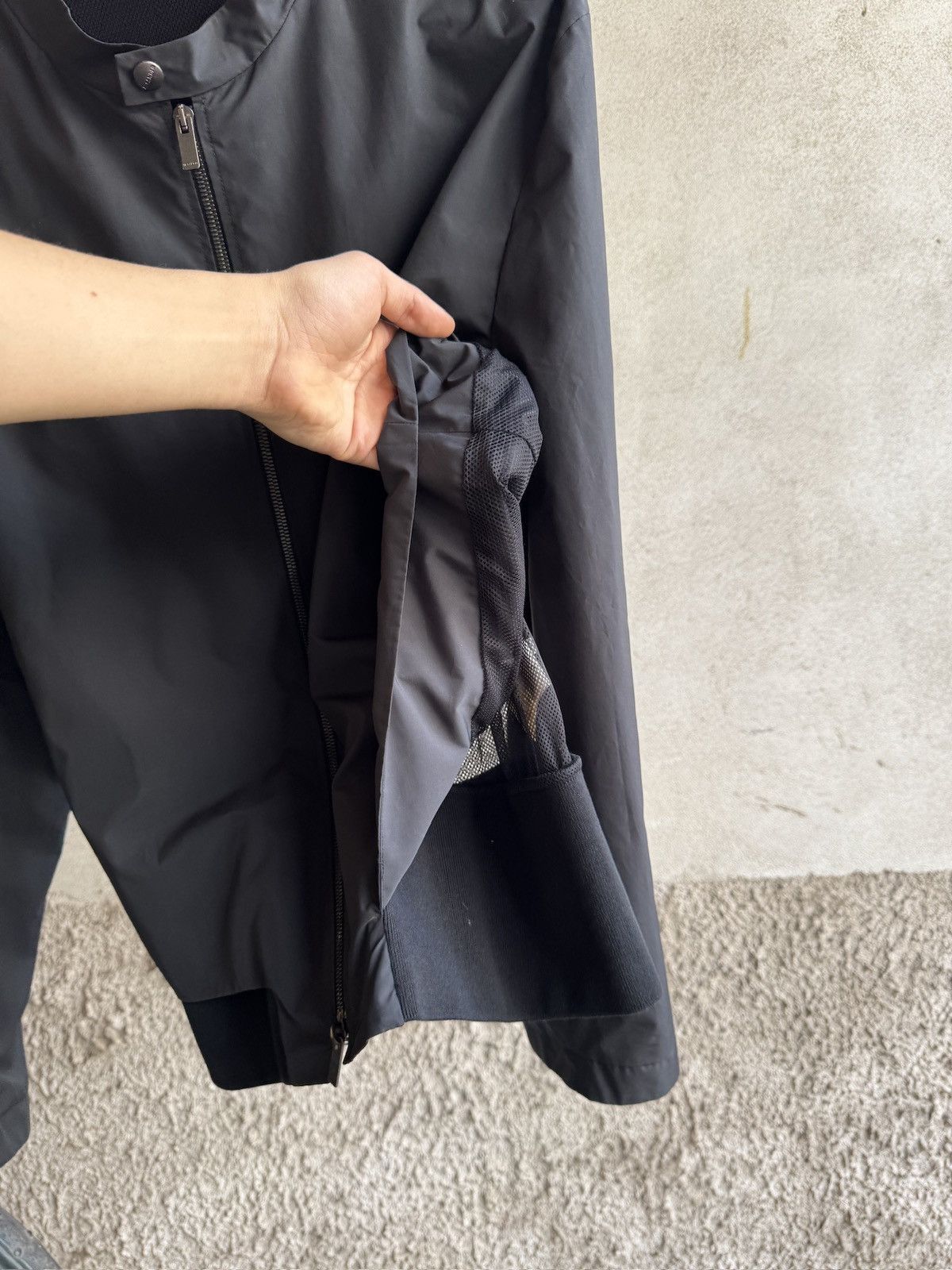 Jil Sander Jil Sander Double Layered Black Nylon Moto J Size US M / EU 48-50 / 2 - 3 Thumbnail