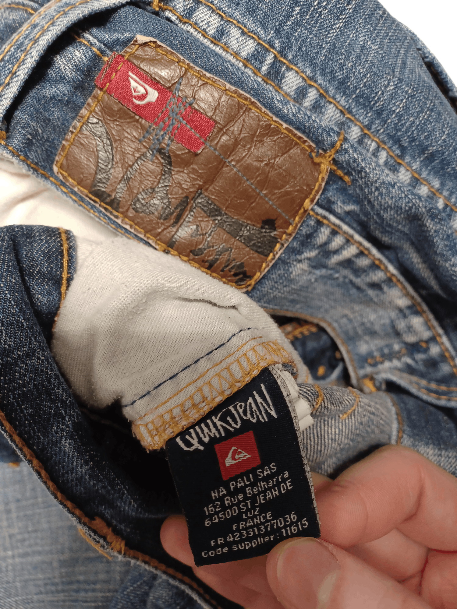 Quiksilver QUIKJEAN QUIKSILVER VINTAGE RELAXED JEANS DENIM SK8 Size US 34 / EU 50 - 4 Thumbnail