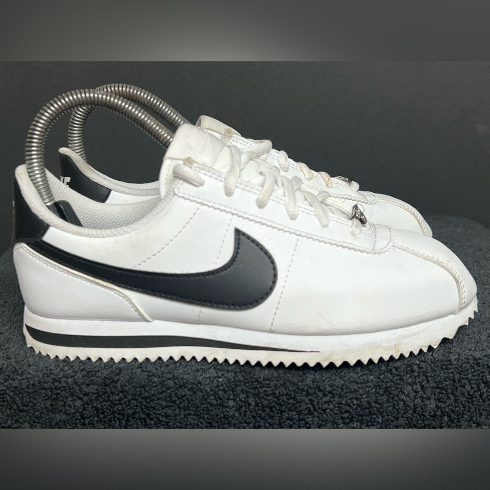 Nike Nike Boys Cortez Basic SL White Casual Shoes Size 4Y W5.5 Size US 5.5 / IT 35.5 - 2 Thumbnail