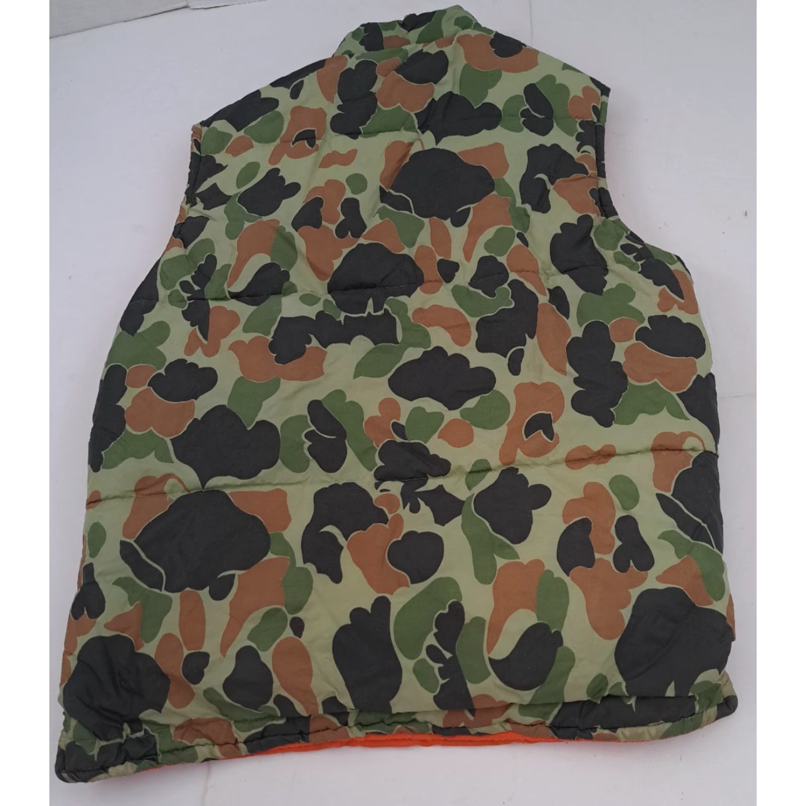 Vintage VINTAGE American field Venture Vest Shirt Mens L Down Puffer Zip Full Size Large USA Camo Hunting Size US L / EU 52-54 / 3 - 6 Thumbnail