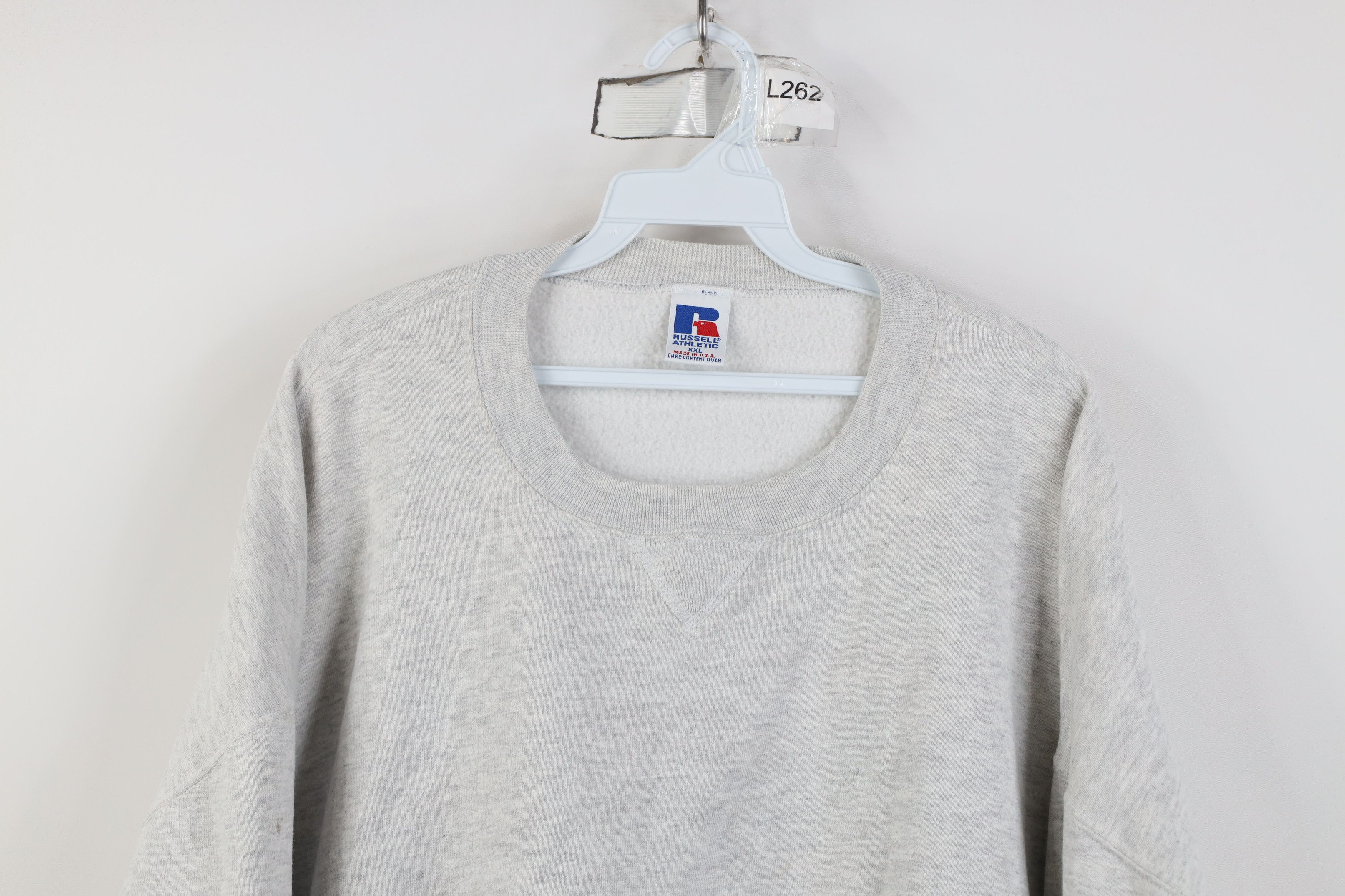 Russell Athletic Vintage 90s Russell Athletic Crewneck Sweatshirt Gray USA Size US XXL / EU 58 / 5 - 2 Thumbnail