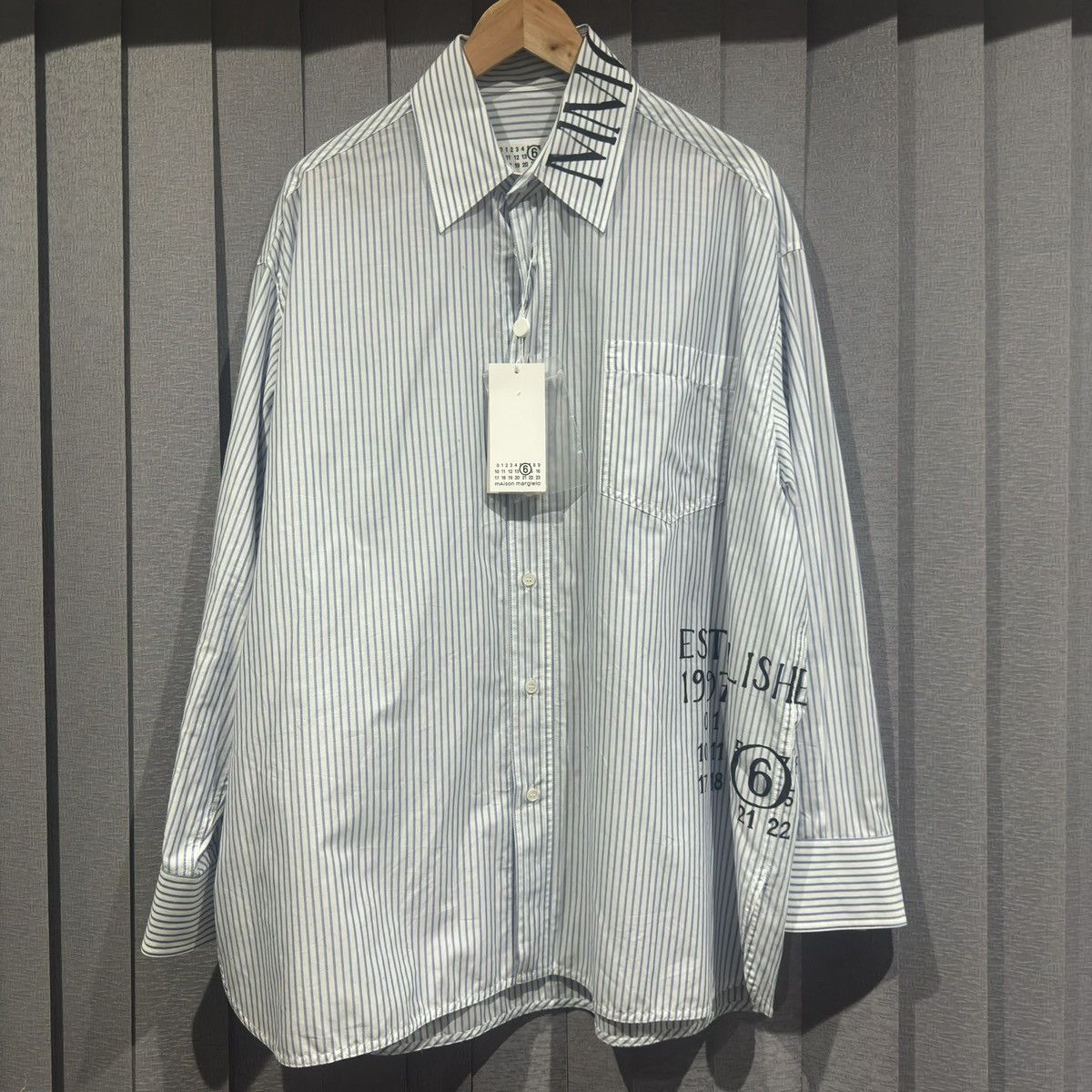MM6 MM6 Margiela Pinstripe Shirt Size US M / EU 48-50 / 2 - 1 Thumbnail