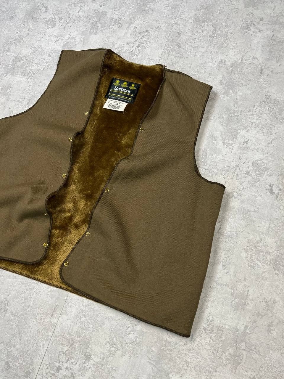 Barbour Vintage Barbour Lining Brown Vest Size US L / EU 52-54 / 3 - 3 Thumbnail