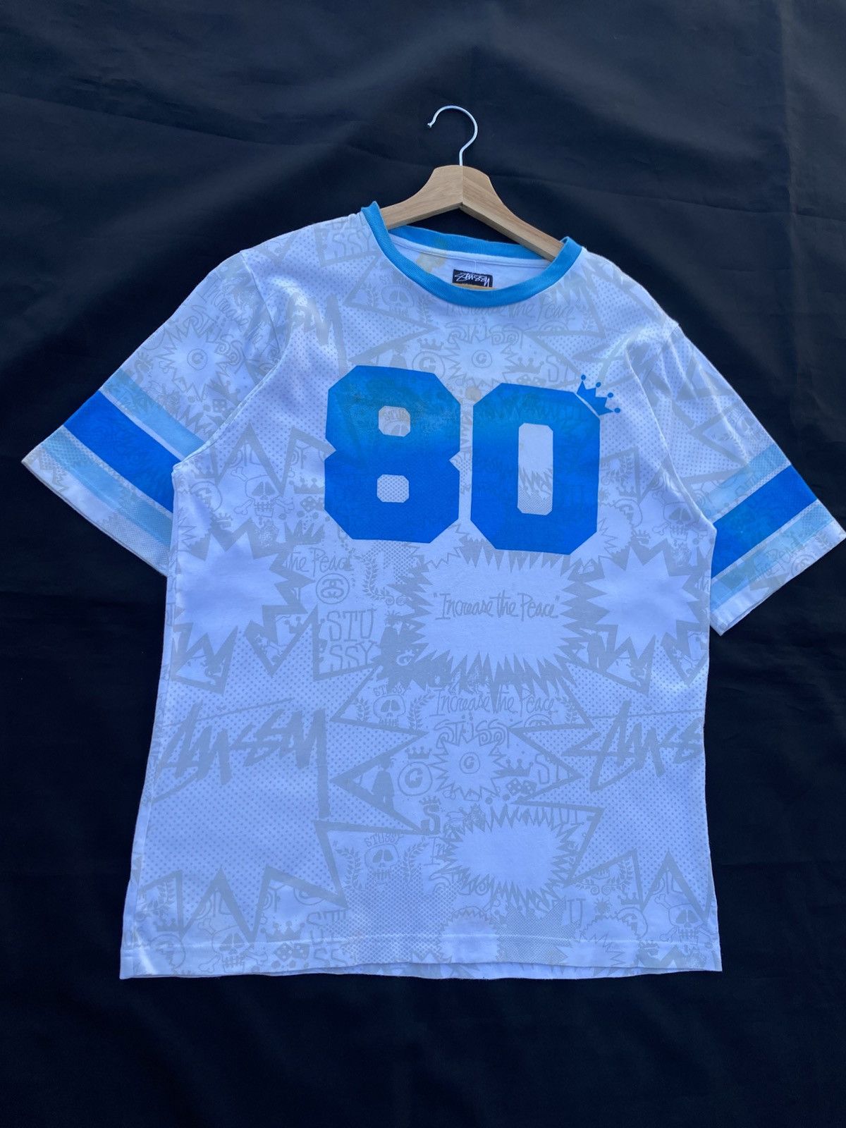 Stussy Rare Stussy “Increase the Peace” Graphic Tshirt Size US L / EU 52-54 / 3 - 3 Thumbnail