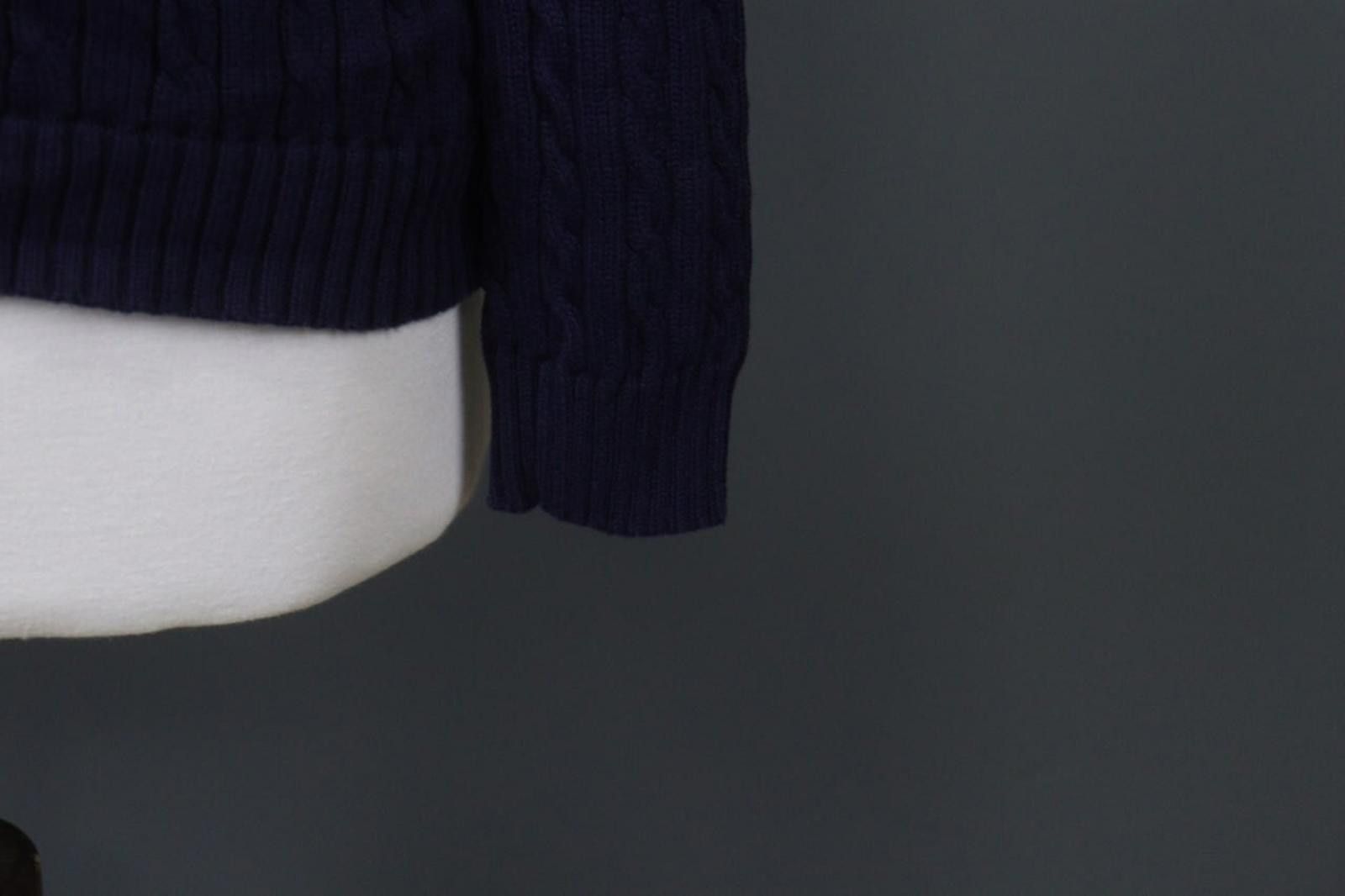 Lauren Ralph Lauren Lauren Ralph Lauren Navy Cotton Knit Pullover Sweater Size S Size S / US 4 / IT 40 - 4 Thumbnail