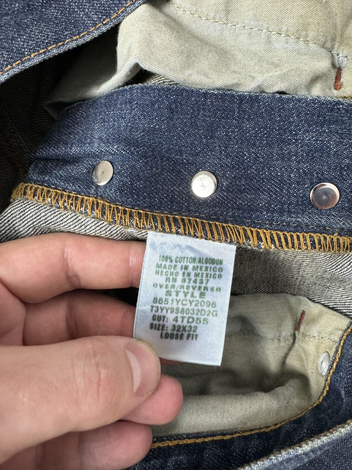 Polo Ralph Lauren Polo Jeans Company Ralph Lauren indigo blue vintage jeans Size US 32 / EU 48 - 10 Thumbnail