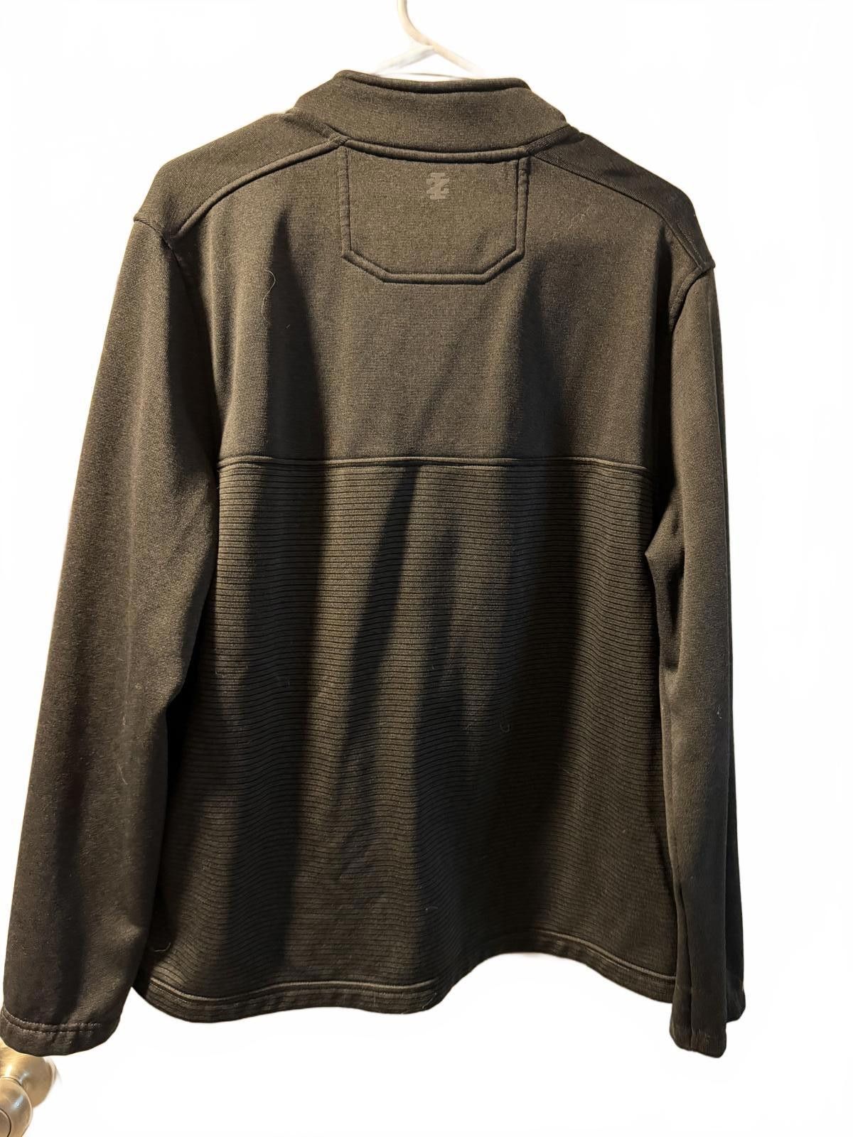 Izod Izod Golf Hydrashield Black Long Sleeve 1/4 Zip Pullover - L Size US L / EU 52-54 / 3 - 5 Thumbnail