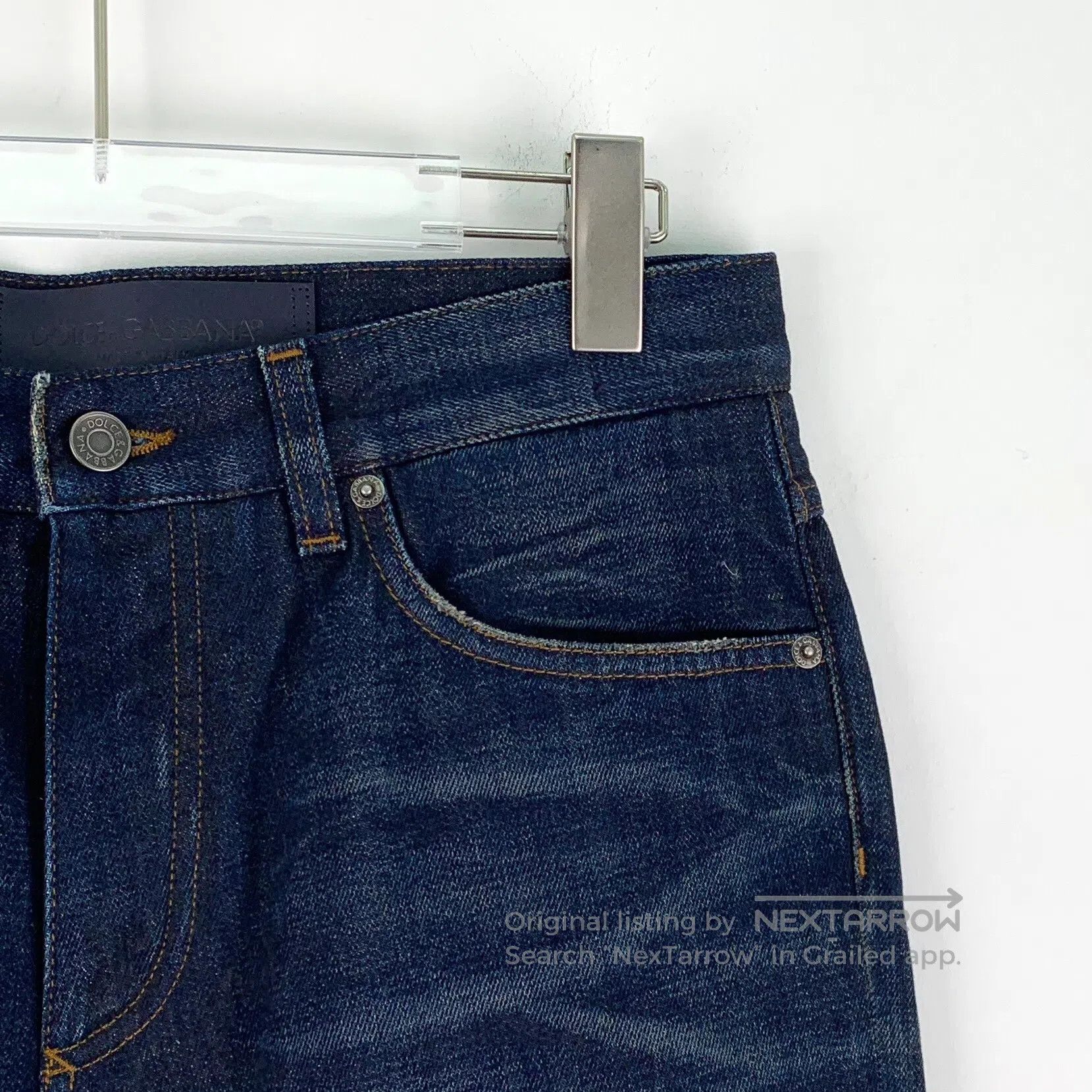 Dolce & Gabbana Dolce Gabbana Dark Blue Destroyed Design Casual Denim Long Size US 28 / EU 44 - 3 Thumbnail
