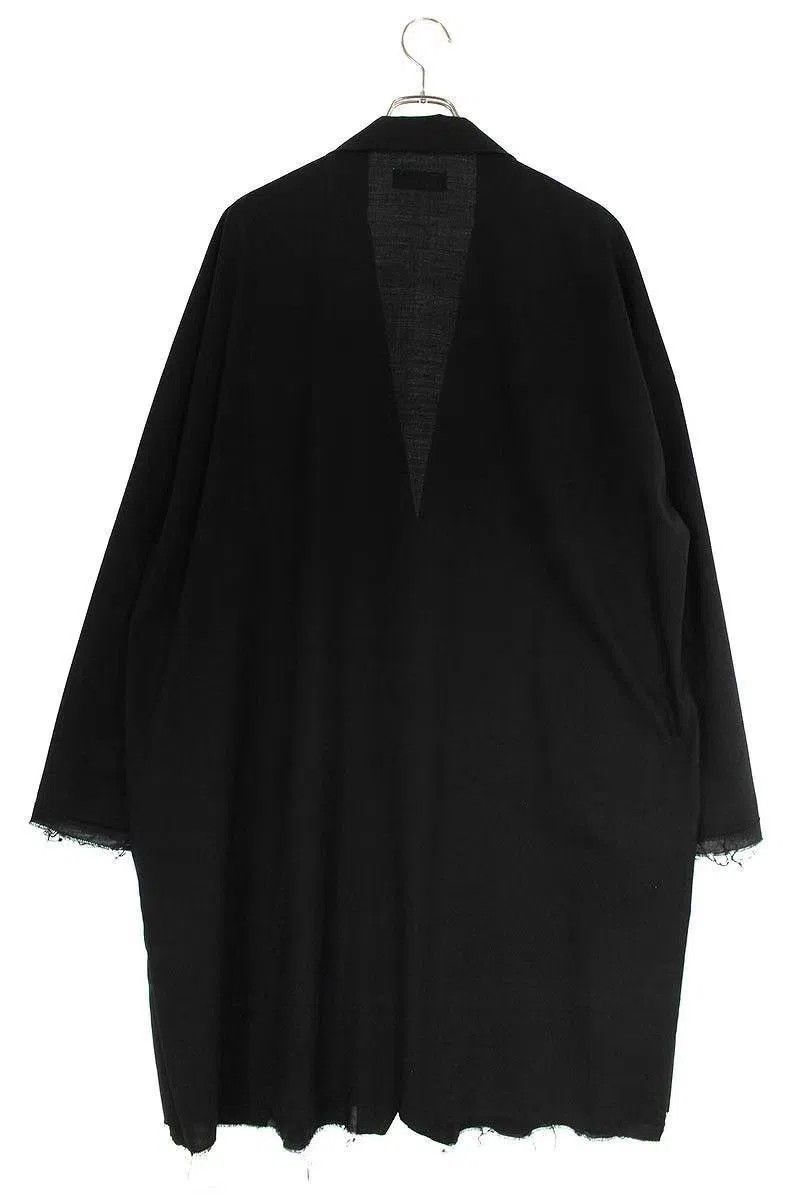Yohji Yamamoto Black Long Single-Button Coat. Size US L / EU 52-54 / 3 - 2 Thumbnail