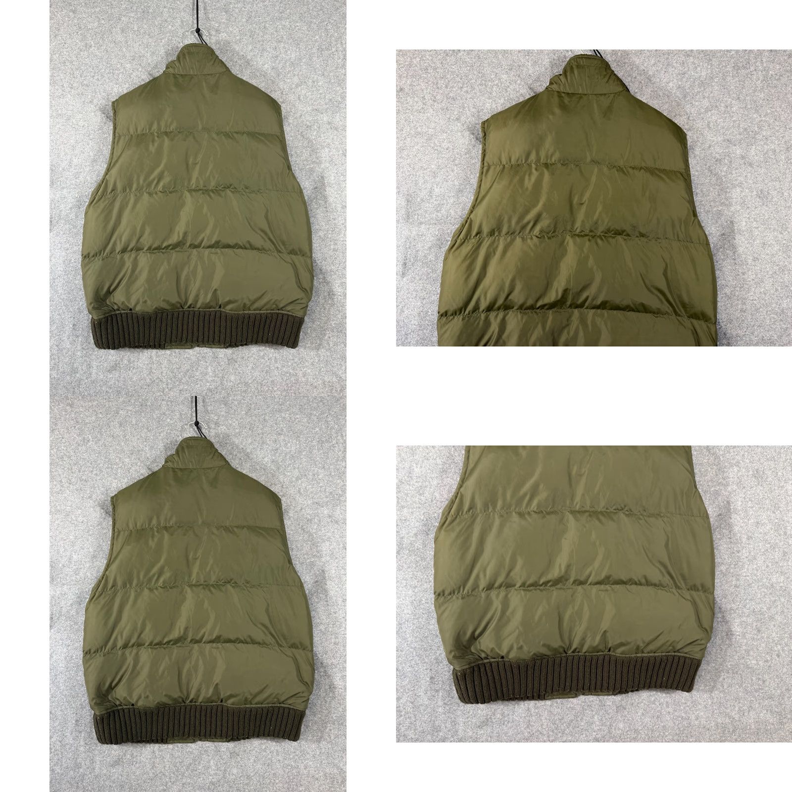 American Eagle Outfitters American Eagle Outfitters Vest Mens L Green Down Puffer Full Zip Lined Ribbed Hem Size US L / EU 52-54 / 3 - 8 Thumbnail