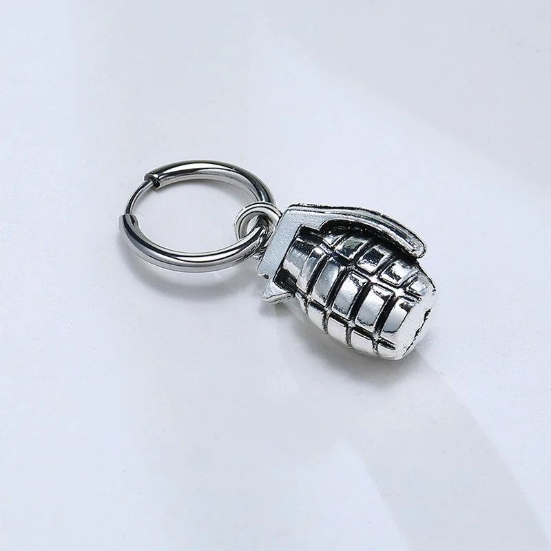 Japanese Brand × Vintage 1Pair STAINLESS STEEL Earrings Size ONE SIZE - 4 Thumbnail