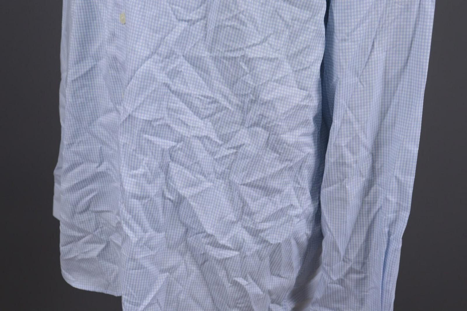 Eton Eton Contemporary Check Blue Shirt Size 45 17.75 XXL Size US XXL / EU 58 / 5 - 12 Thumbnail