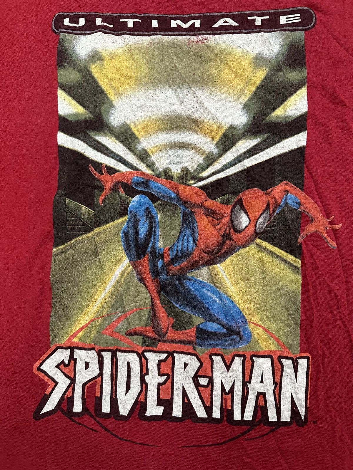 Marvel Comics × Vintage Rare Beautiful Vintage Spiderman Ultimate Single Stitch Tee Size US M / EU 48-50 / 2 - 6 Thumbnail