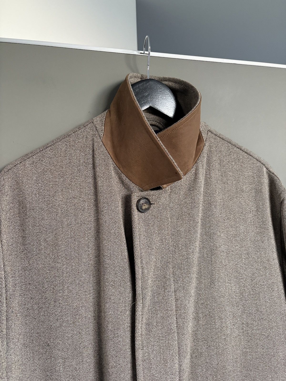 Luciano Barbera Luciano Barbera Luxury Wool Beige Coat Size US M / EU 48-50 / 2 - 17 Thumbnail