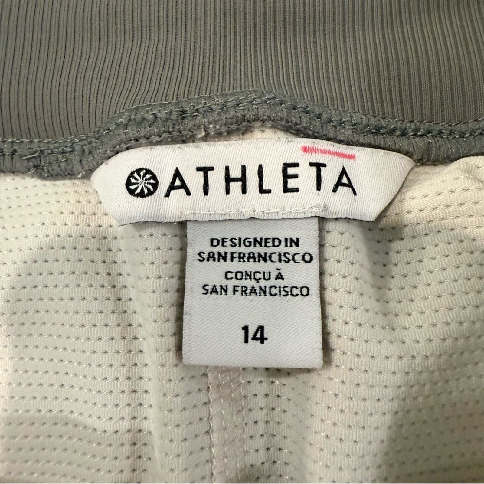 Athleta Athleta Brooklyn Textured Athletic Skort Women’s 14 Gray Size 36" / US 14 / IT 50 - 5 Thumbnail