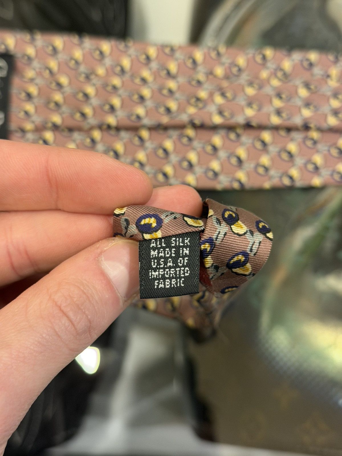 Christian Dior Monsieur Christian Dior Monsieur Tie - Brown Size ONE SIZE - 2 Thumbnail