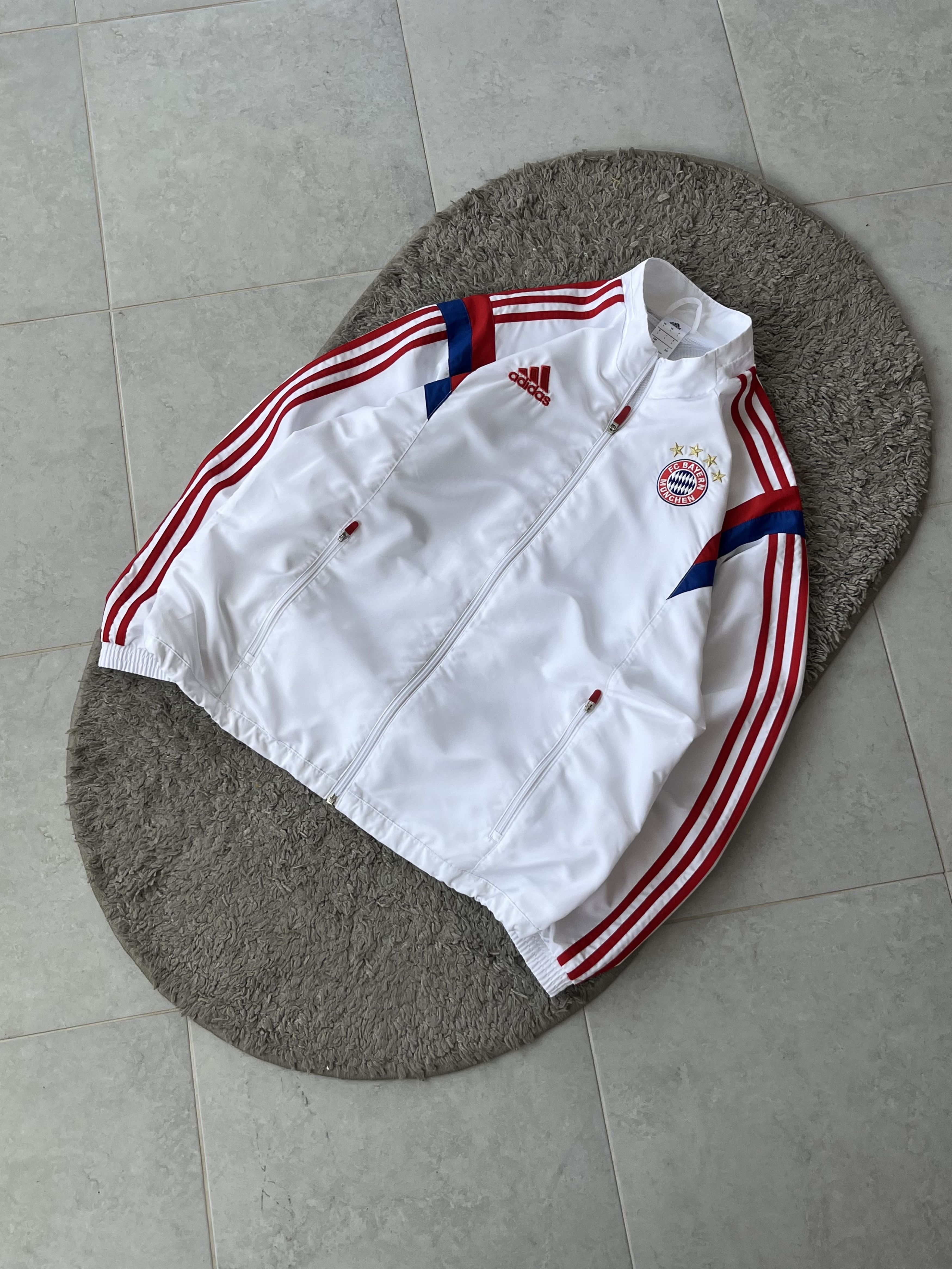 Adidas ADIDAS FC BAYERN MUNCHEN Vintage Nylon Jersey Jacket Y2K Size US L / EU 52-54 / 3 - 2 Thumbnail