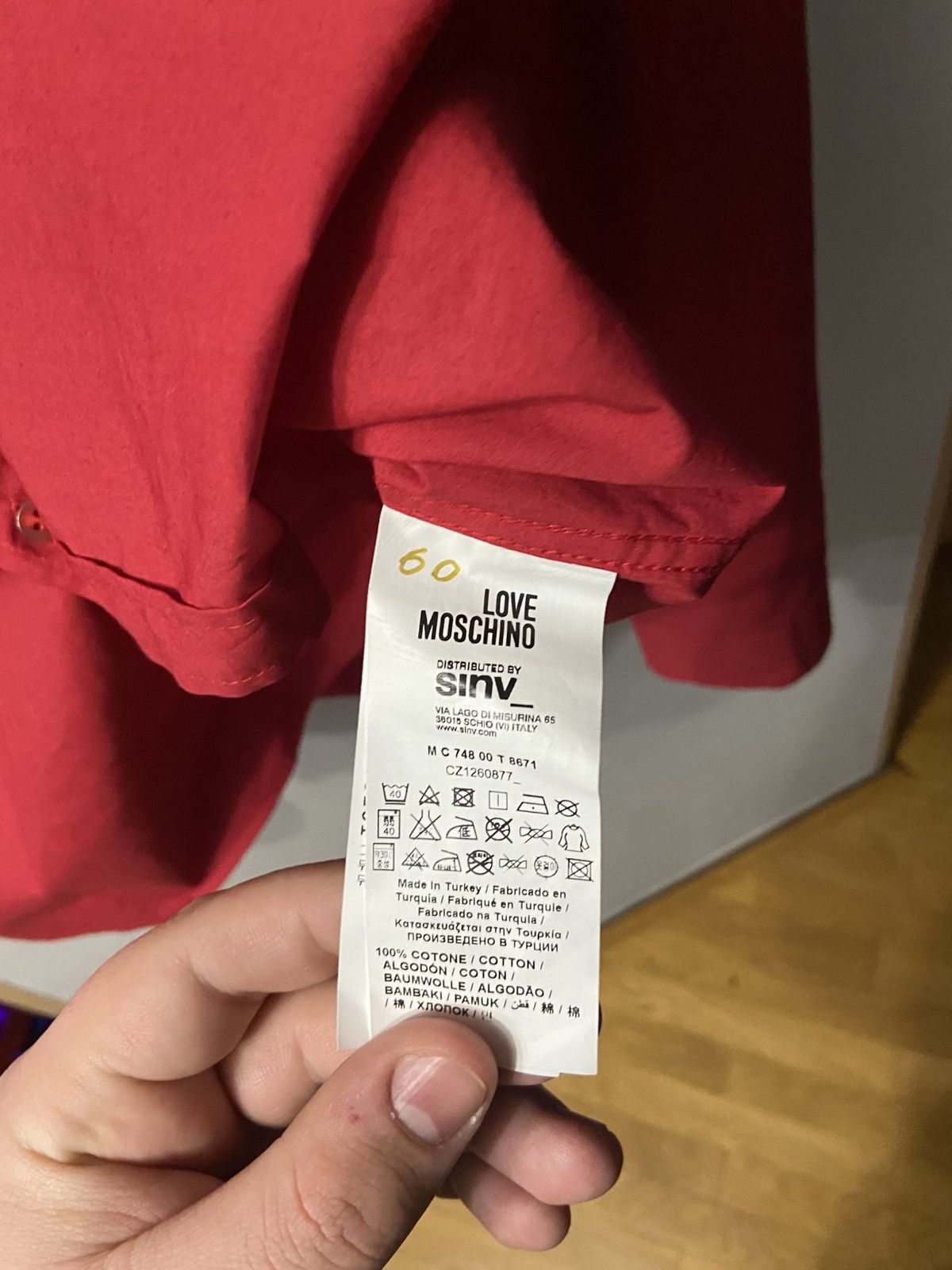 Moschino Shirt Love Moschino Size US XL / EU 56 / 4 - 8 Thumbnail