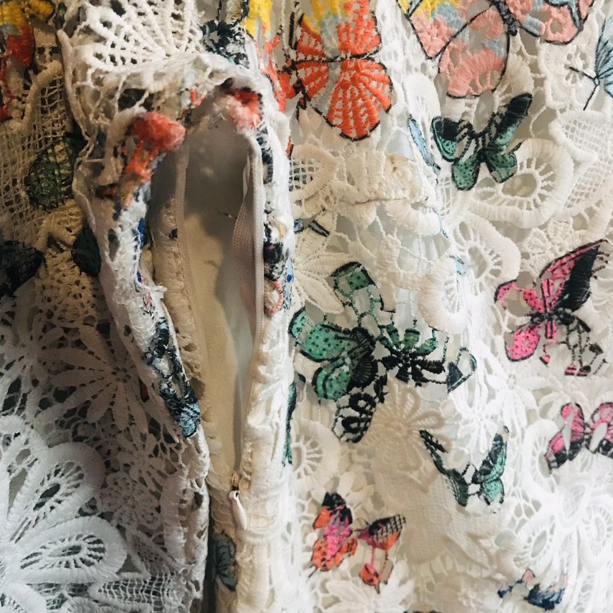 If Six Was Nine × Seditionaries Japanese Butterfly Lace Dress Size S / US 4 / IT 40 - 4 Thumbnail