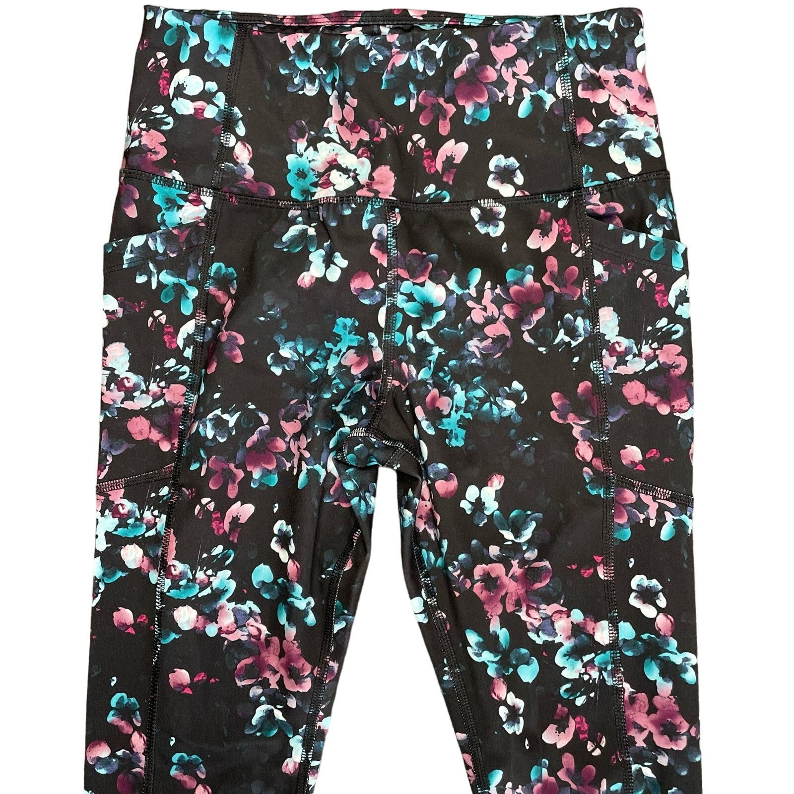 Avia NWOT Avia Floral Active Leggings Size 28" / US 6 / IT 42 - 3 Thumbnail