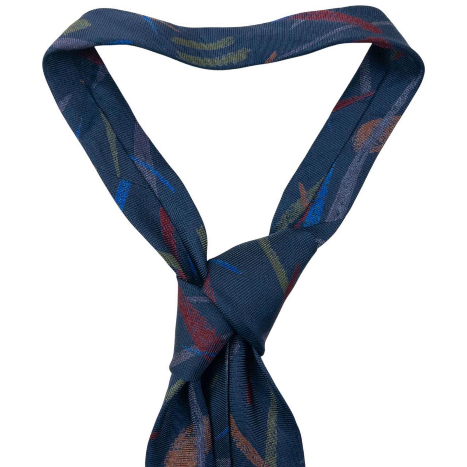 Issey Miyake Vintage 90s Issey Miyake Pattern Silk Tie Size ONE SIZE - 3 Thumbnail