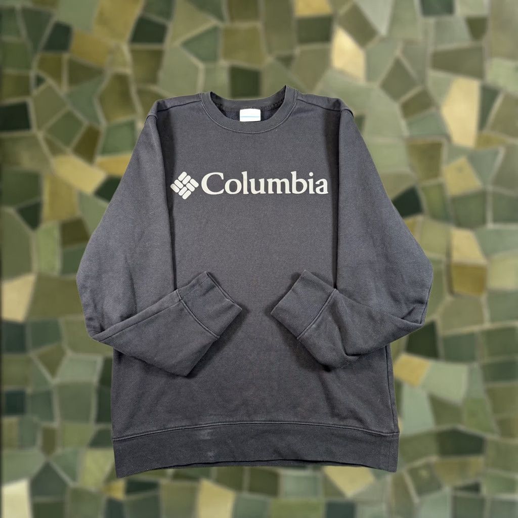 Columbia Sweatshirt Small Black Crewneck Mens, Men’s