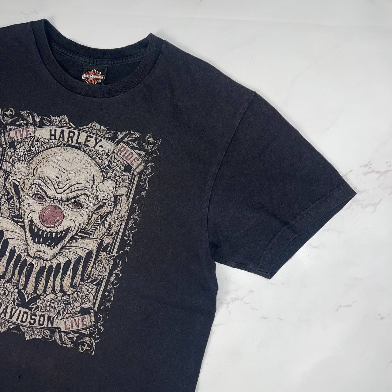 Harley Davidson Harley Davidson Evil Clown hirt Size L Black Motorcycle Size US L / EU 52-54 / 3 - 5 Thumbnail