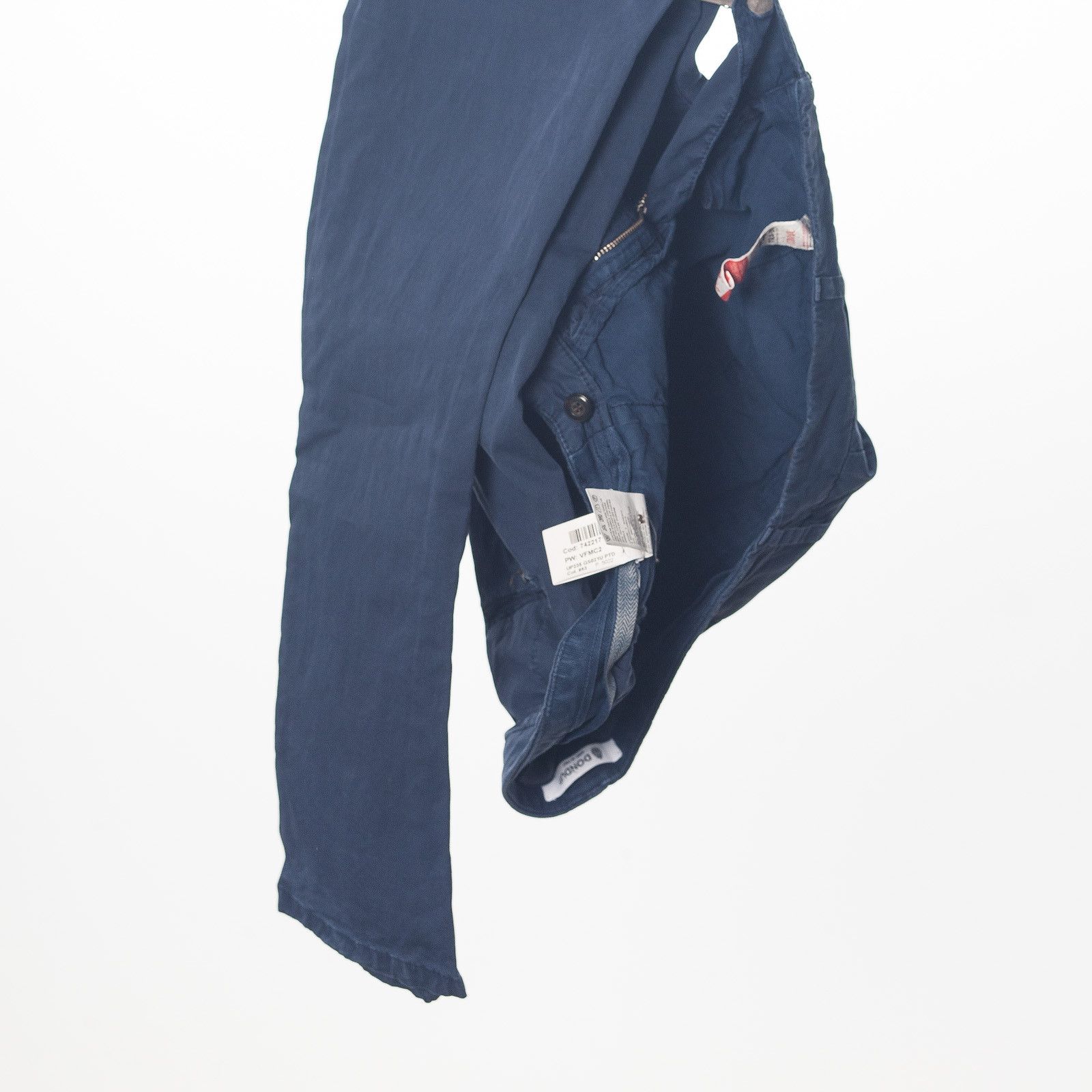 Dondup DONDUP Blue Slim Fit Cotton Chinos Italy Made 33/31.5 Size US 33 - 4 Thumbnail
