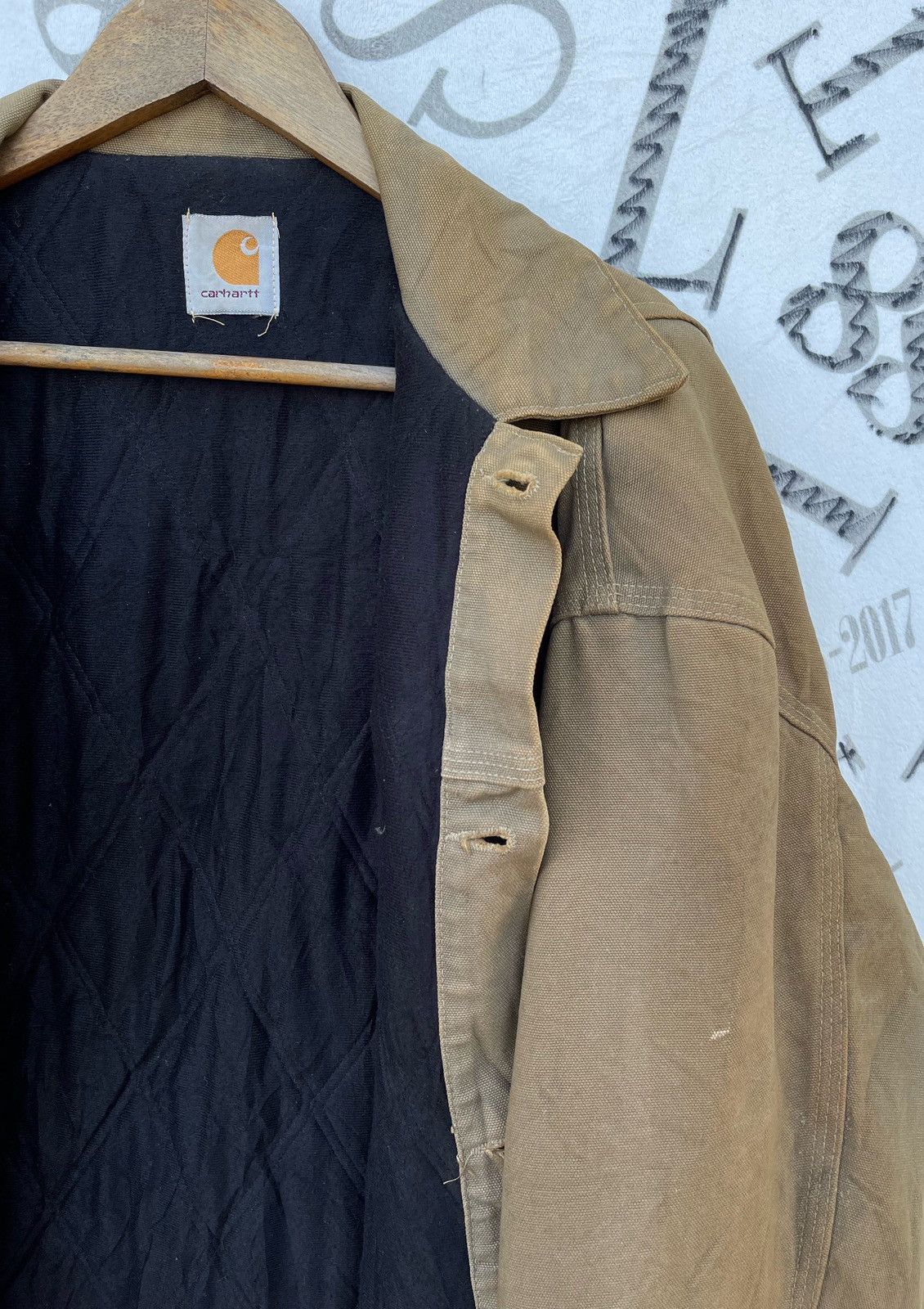 Carhartt 🔥Vintage 90's Carhartt Duck/Canvas Chore Work Jacket Size US XL / EU 56 / 4 - 12 Thumbnail