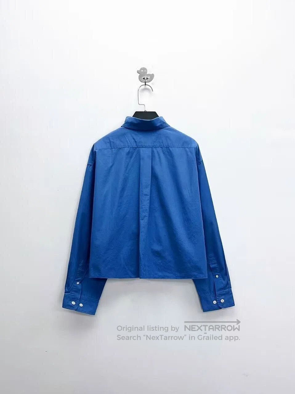 Miu Miu miu miu blue cropped logo shirt. Size M / US 6-8 / IT 42-44 - 2 Thumbnail
