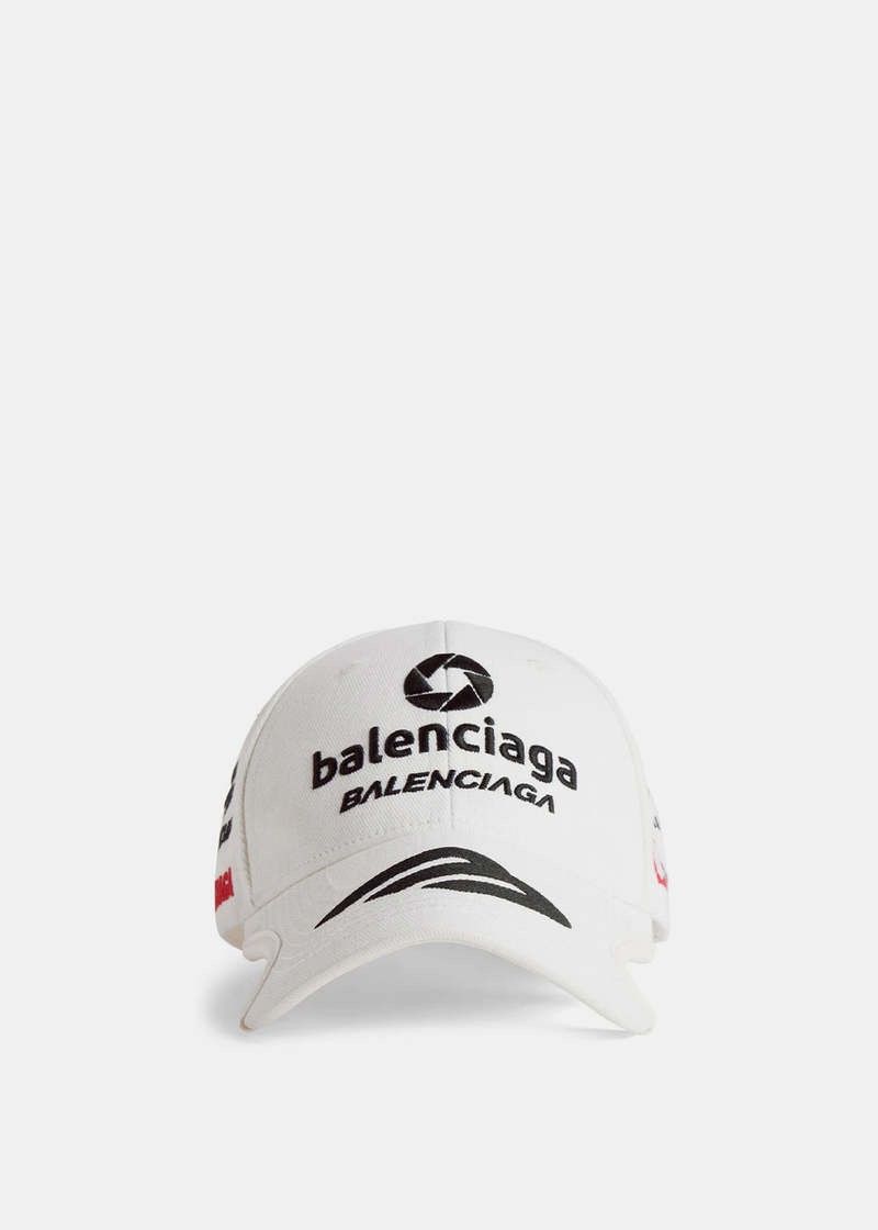 Balenciaga Cut Out Racer Cap Hat Size ONE SIZE - 1 Thumbnail