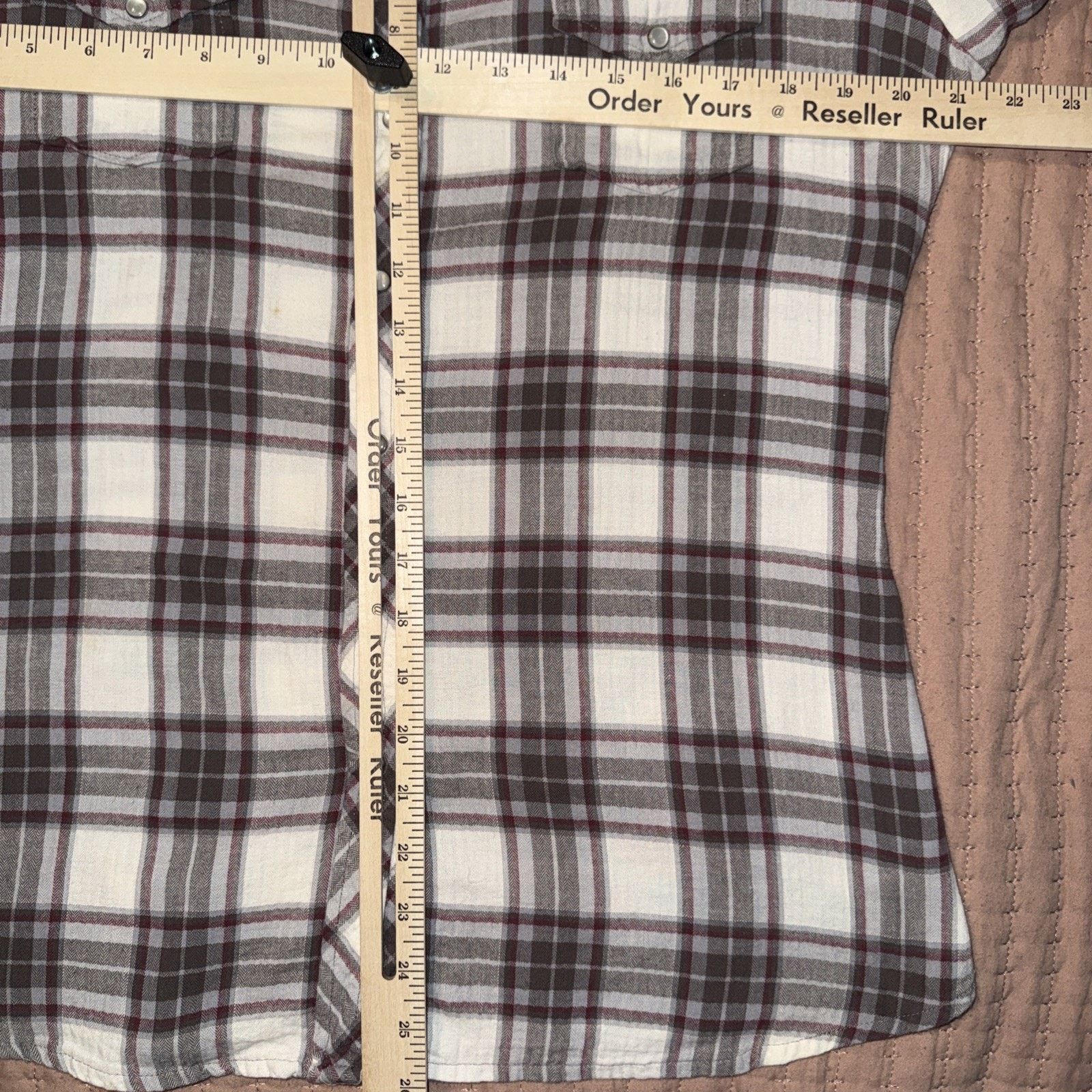 Johnny Was Johnny Was Plaid Sz S Floral Rose Cross Stitch Western EUC Size M / US 6-8 / IT 42-44 - 7 Thumbnail