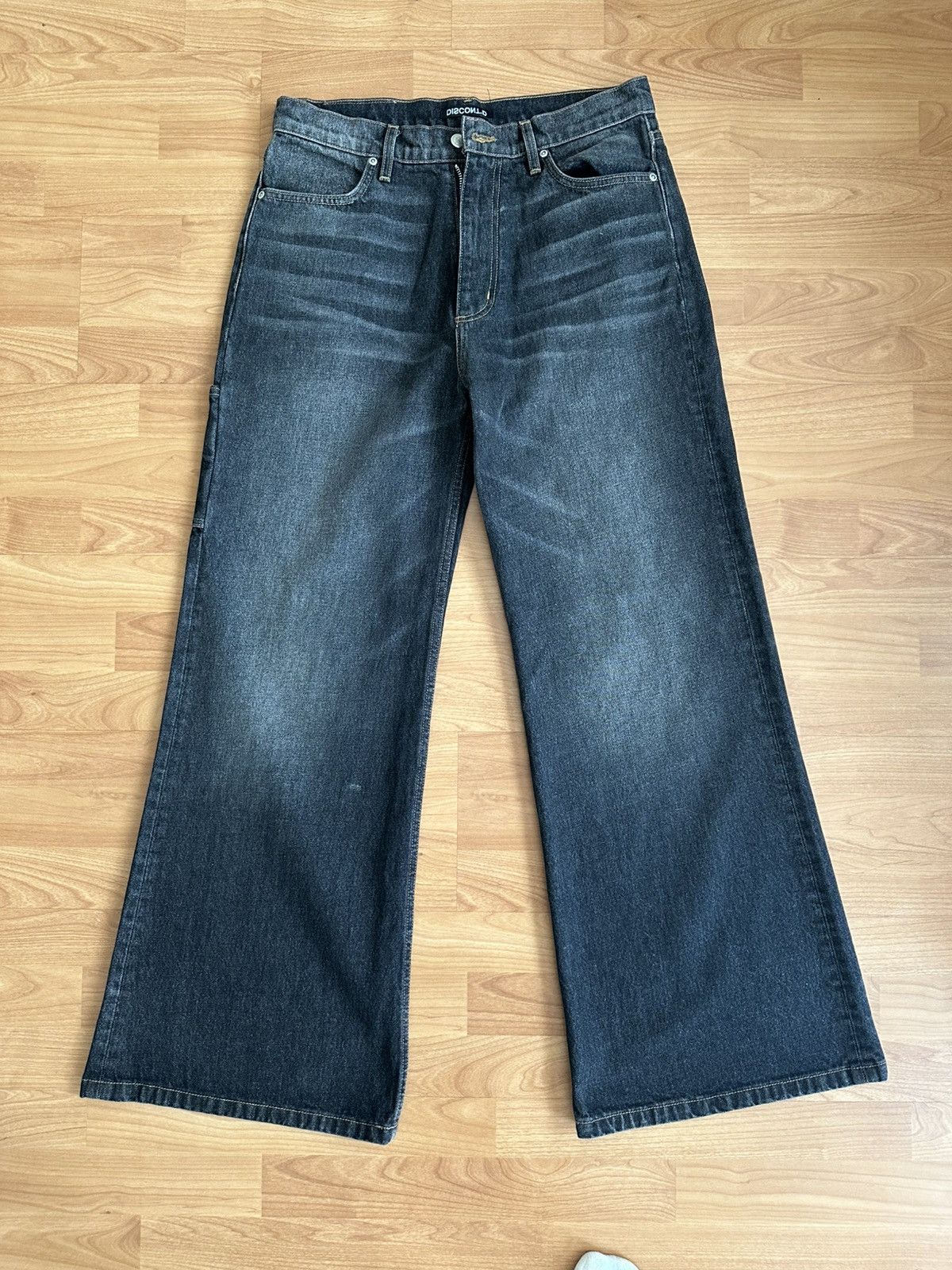 Other Discontd Charcoal Black Flared Jeans Size US 32 / EU 48 - 1 Thumbnail