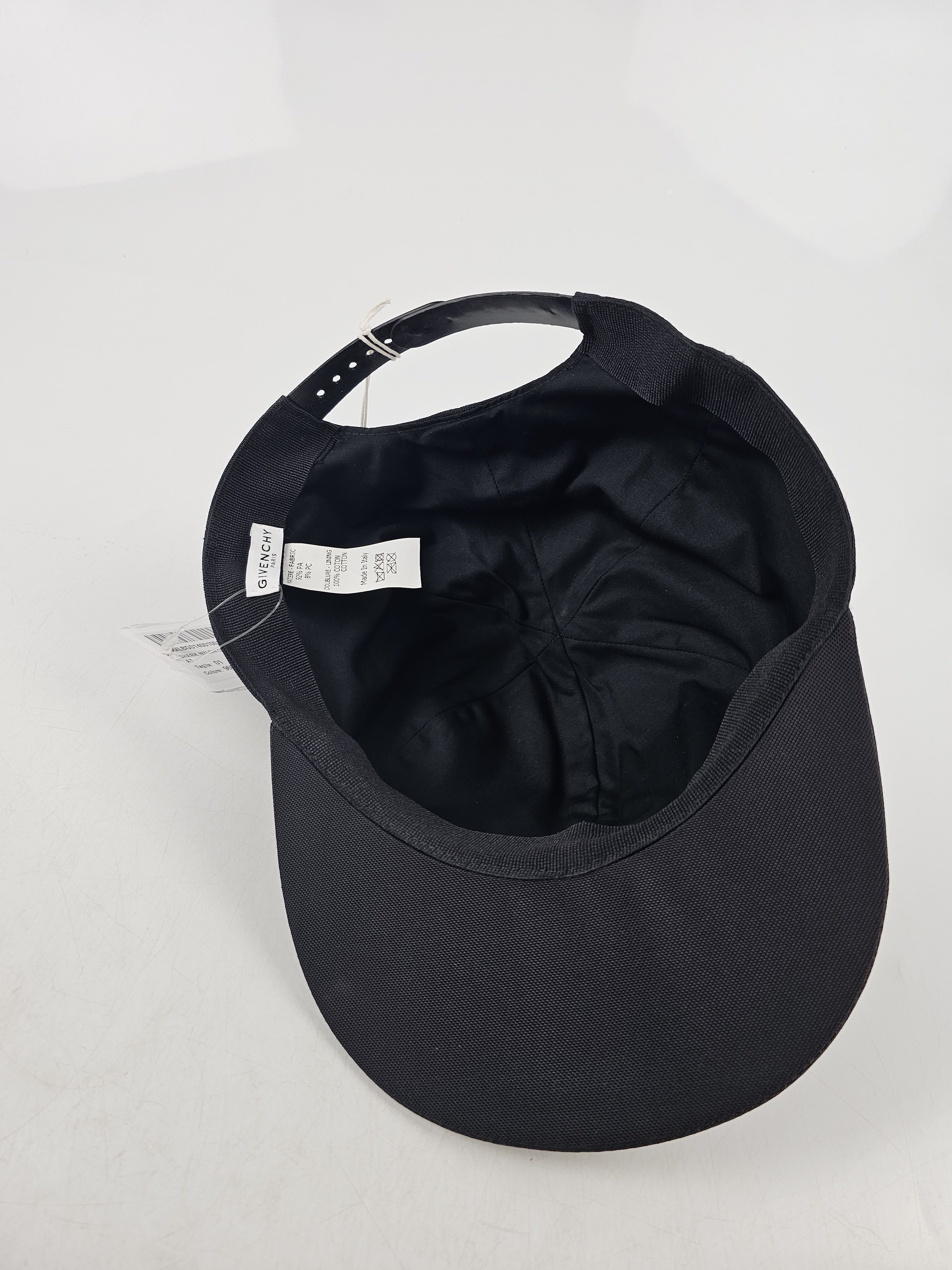 Givenchy Givenchy Black Shark Print Cap New Onesize Size ONE SIZE - 4 Thumbnail