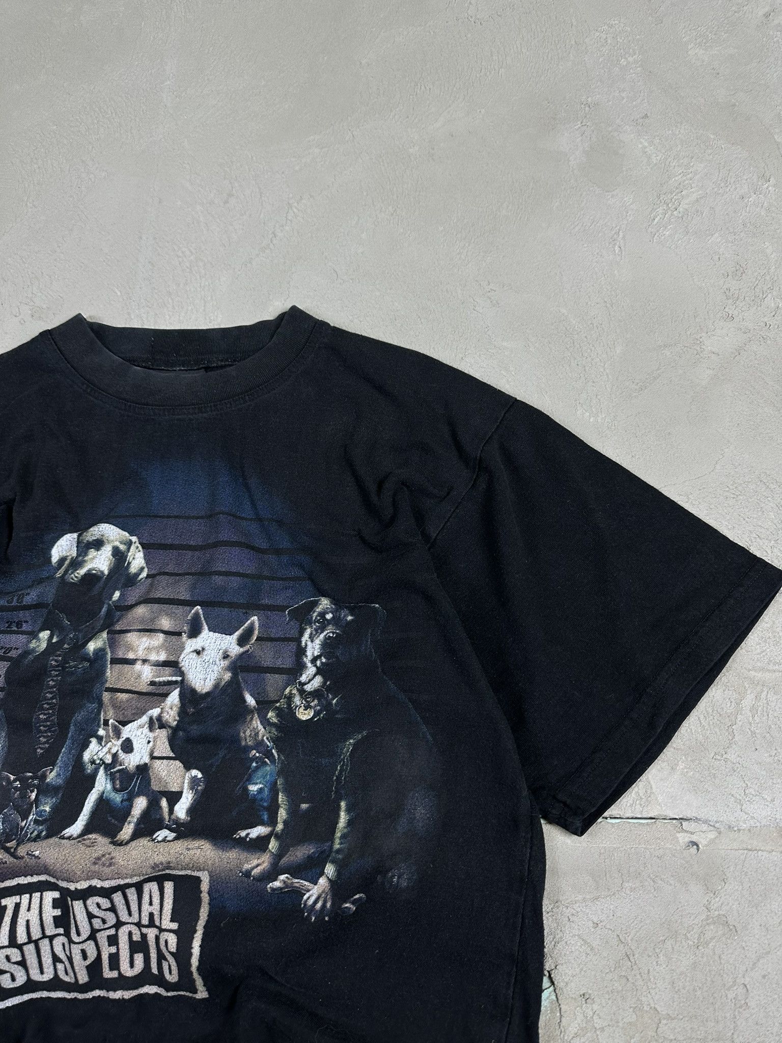 Vintage Vintage The Usual Suspect Dogs Animal Graphic T-shirt Size US M / EU 48-50 / 2 - 7 Thumbnail
