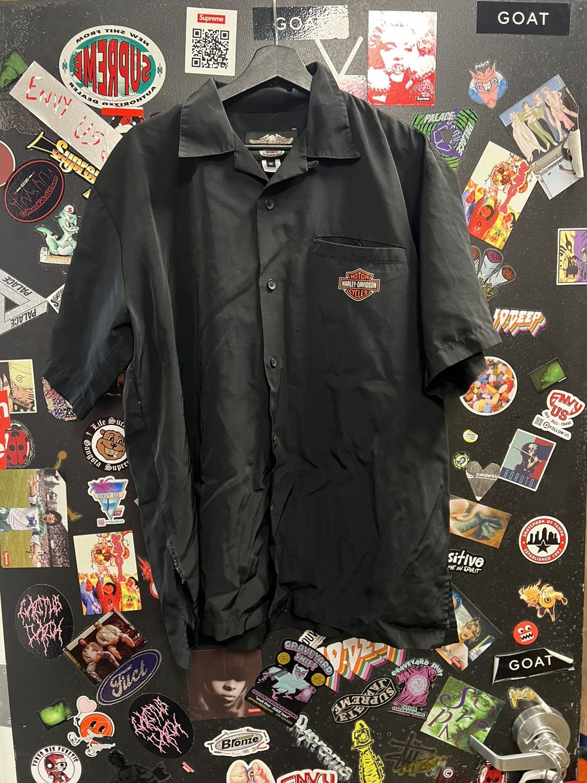 Harley Davidson Vintage Harley Davidson Phoenix Fire Button Up Shirt Size US M / EU 48-50 / 2 - 1 Thumbnail