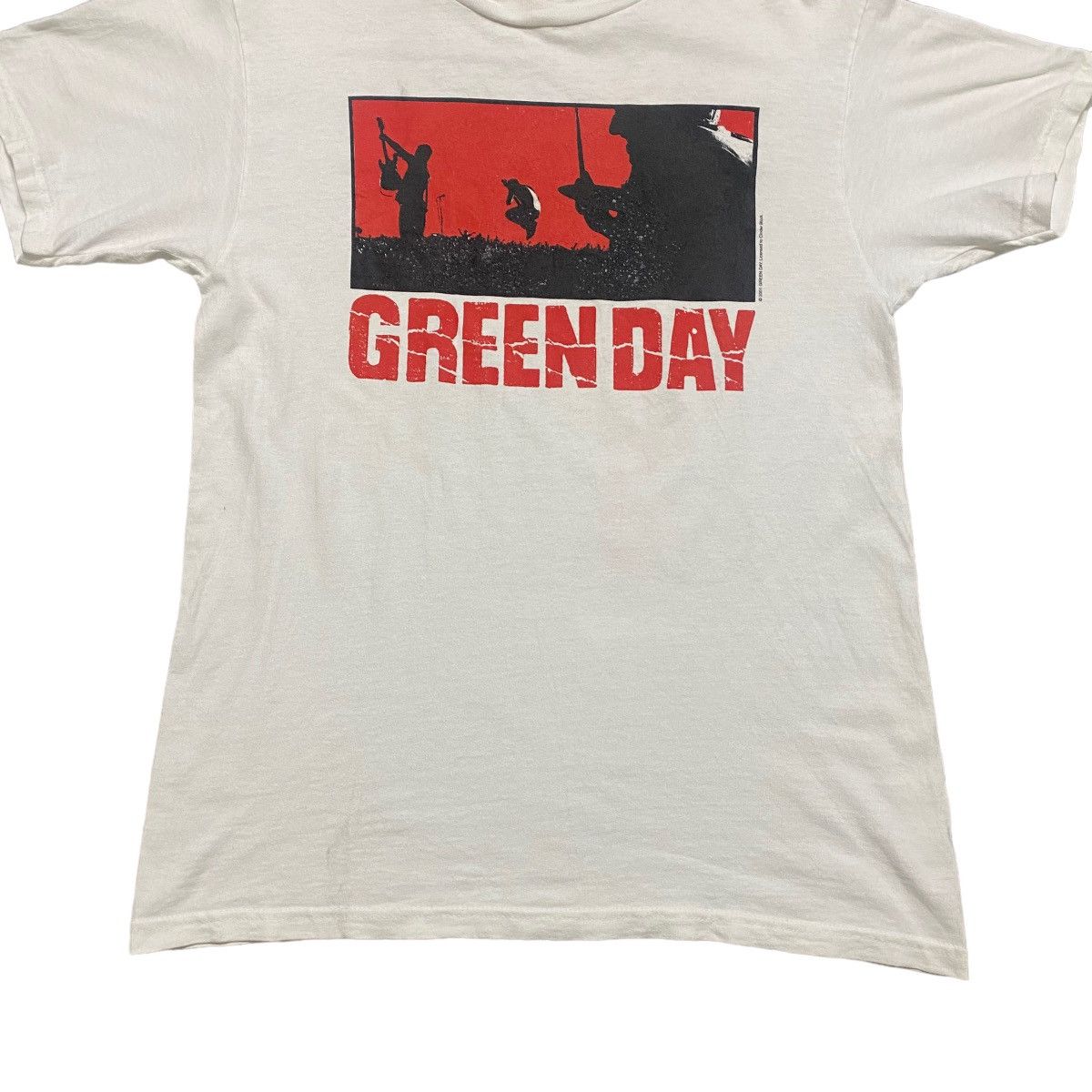 Vintage ©️2001 Vintage Green Day World Tour by Cinder Block Size US M / EU 48-50 / 2 - 5 Thumbnail