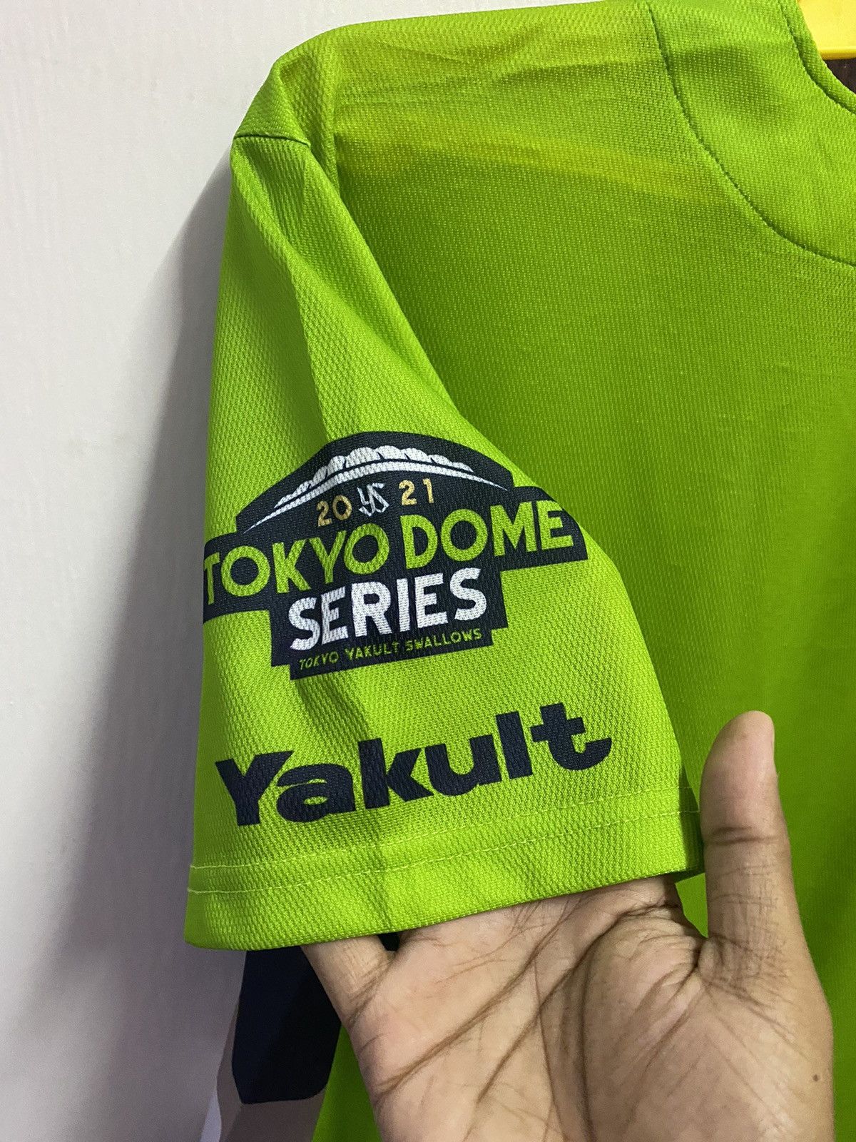 Japanese Brand × MLB Majestic Tokyo Yakult Swallows Baseball Jersey Size US XL / EU 56 / 4 - 5 Thumbnail