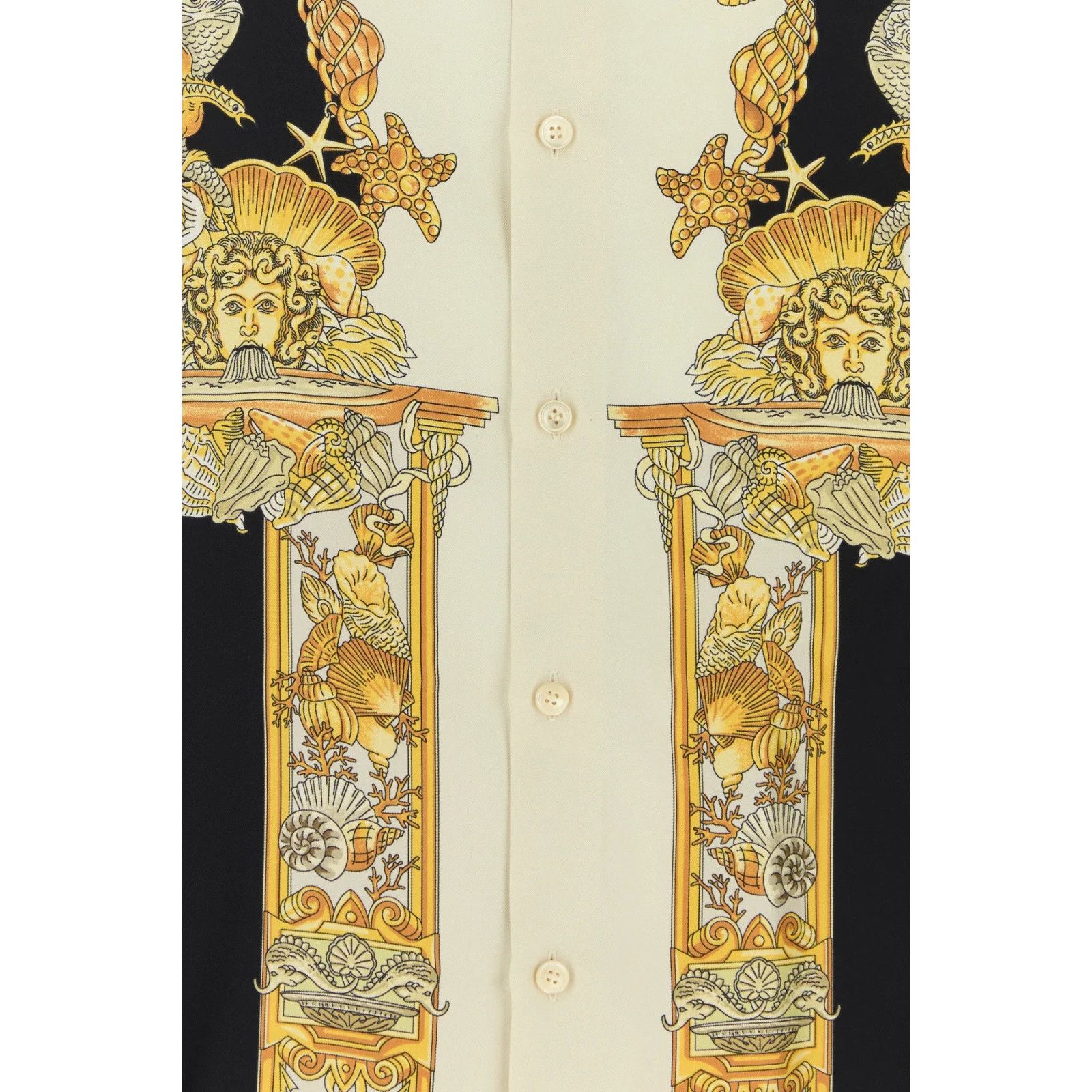 Versace VERSACE Printed Silk Shirt New & Authentic (Men's size:48;) Size US M / EU 48-50 / 2 - 3 Thumbnail