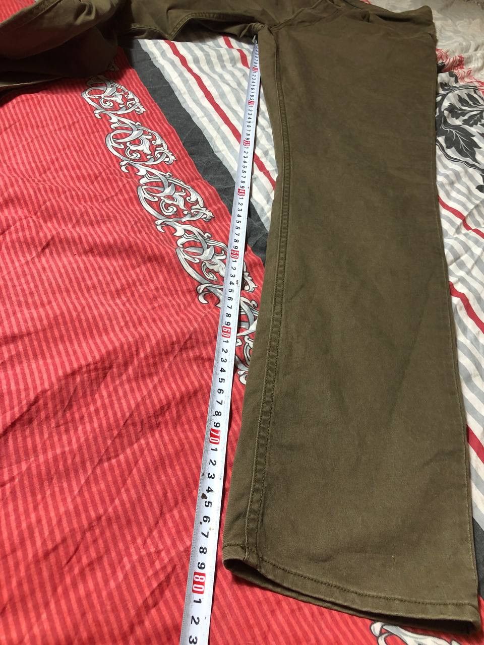 Polo Ralph Lauren Dirty Painted Distressed Thrashed Faded Baggy Jeans Y2K Size US 32 / EU 48 - 3 Thumbnail