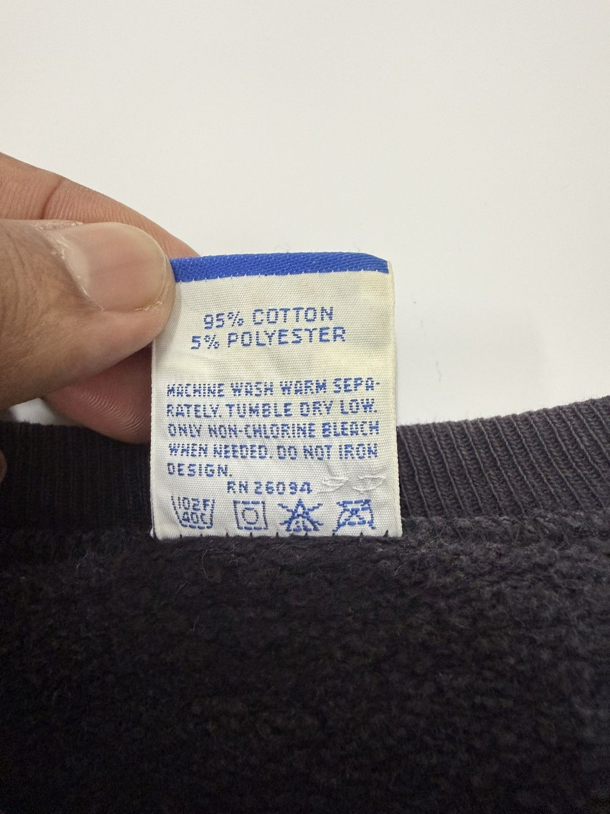 Champion 🔥 80's Champion Made in USA Distressed Blue Boxy sweatshirt Size US M / EU 48-50 / 2 - 11 Thumbnail