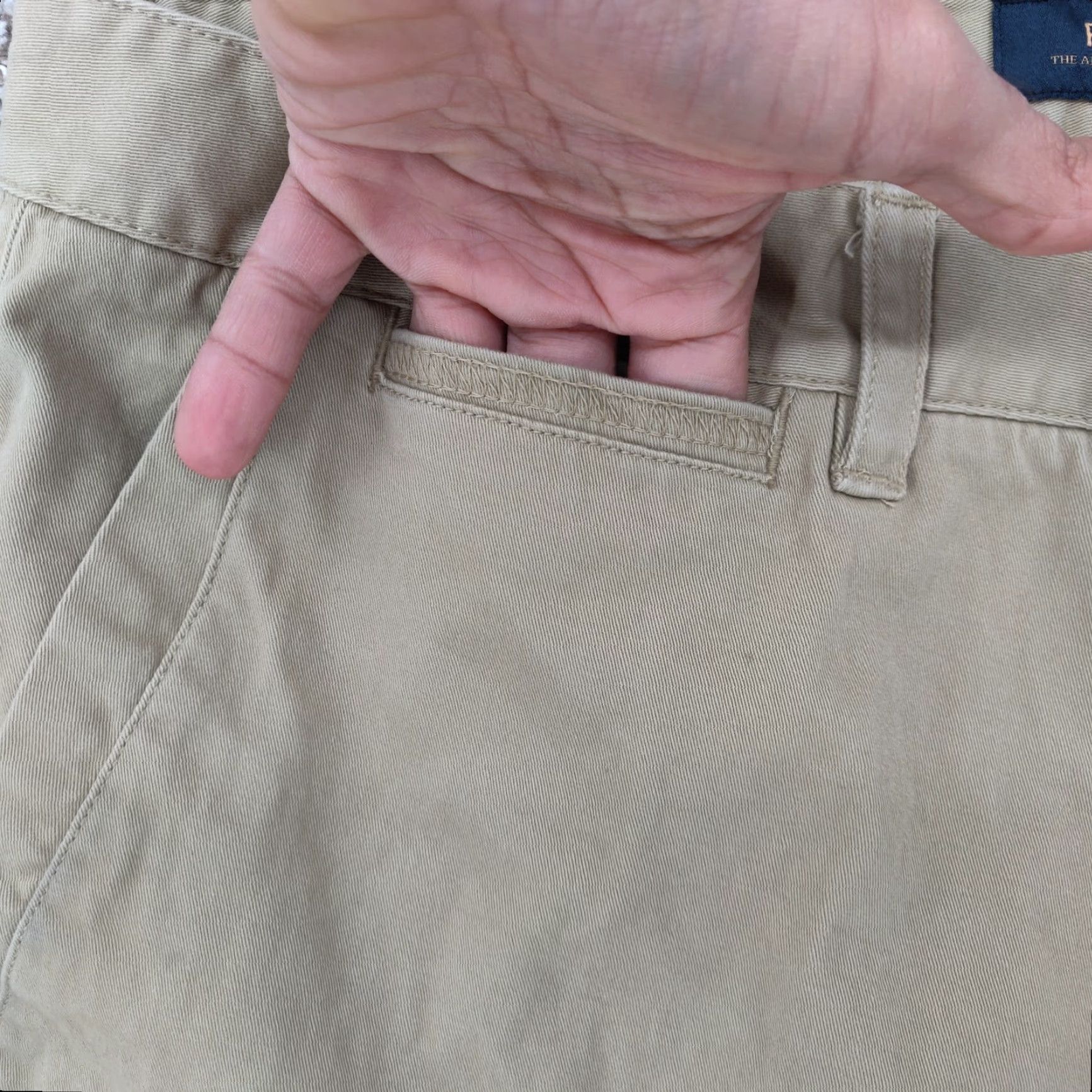 Roark ROARK Mens Pants 36x30 Brown Chino Outdoors Stretch Pockets Regular Flat Front Belt Loops Size US 36 / EU 52 - 4 Thumbnail