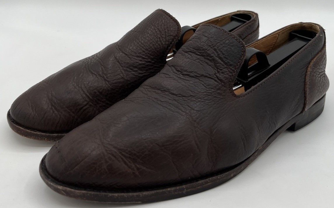 Tecovas Tecovas The Monterrey Slip on Loafer Brown Bison Leather 8.5 Size US 8.5 / EU 41-42 - 1 Thumbnail